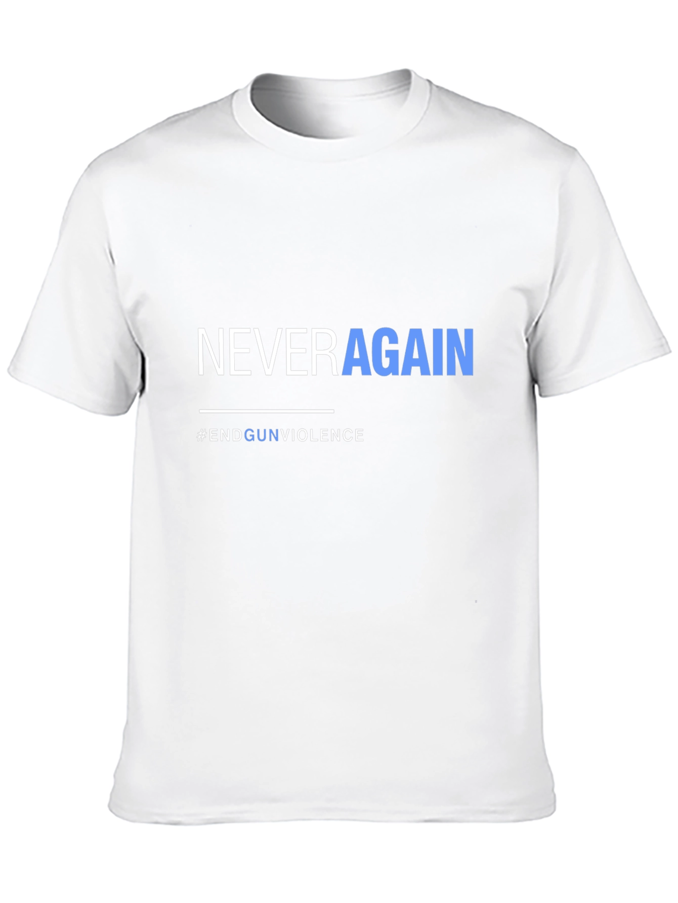 Never Again Graphic Tee - End Gun Violence T-Shirt