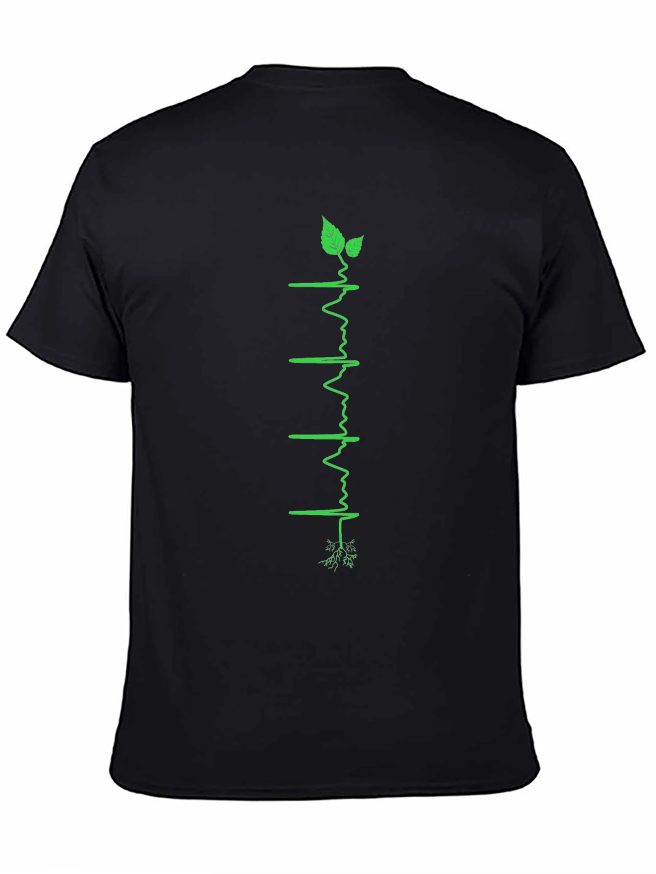 Nature ECG Black T-Shirt