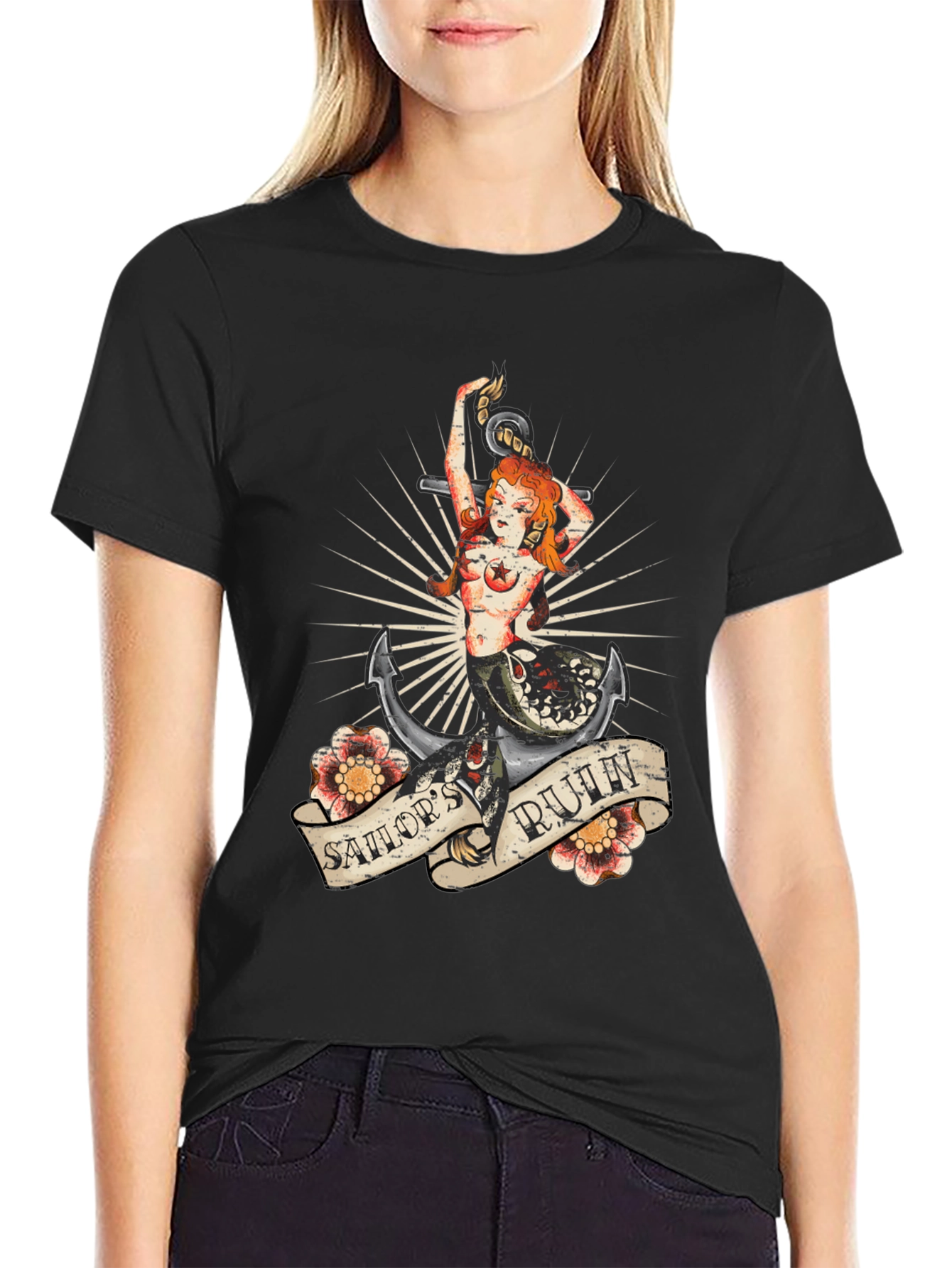Sailors Ruin Mermaid Graphic T-Shirt
