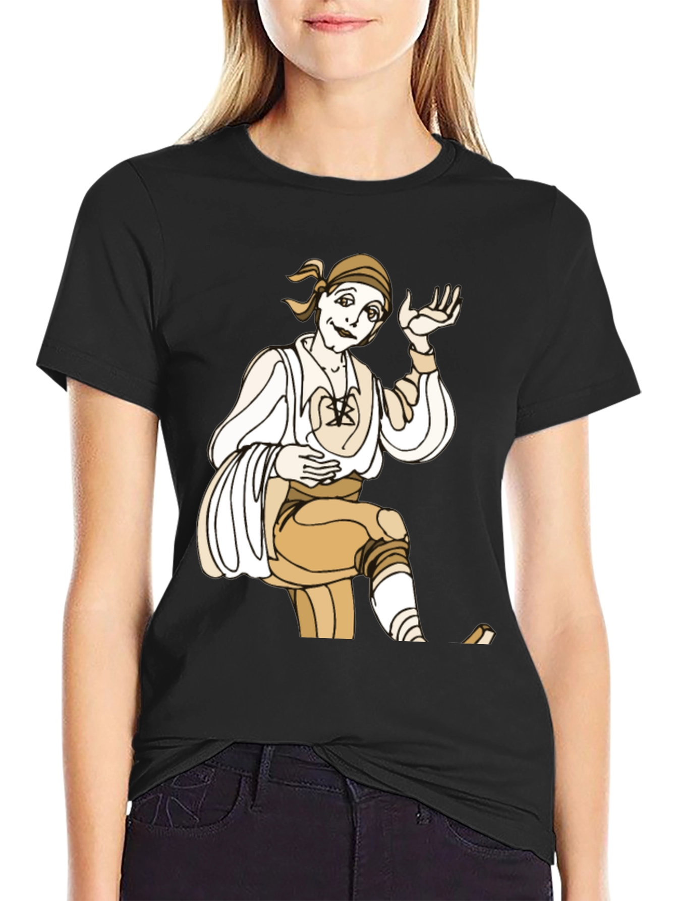 Commedia dellArte Black T-Shirt