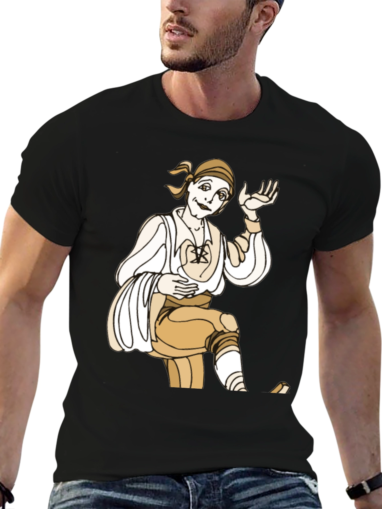 Commedia dellArte Black T-Shirt