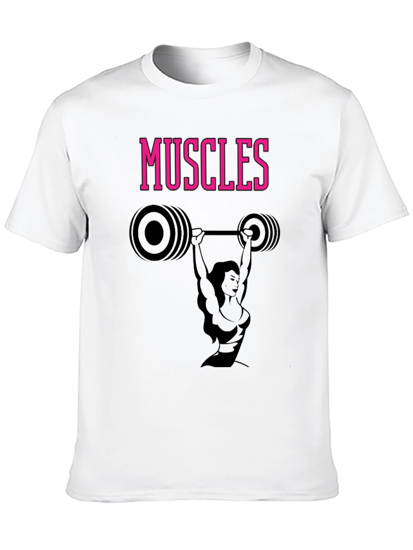 Muscles Gym Black T-Shirt - Fitness Workout Tee