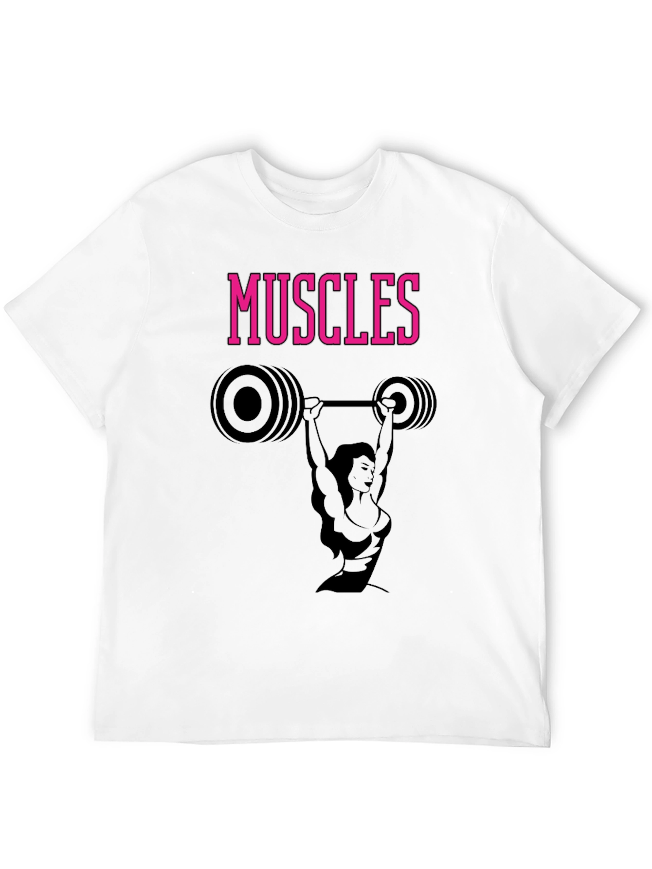 Muscles Gym Black T-Shirt - Fitness Workout Tee