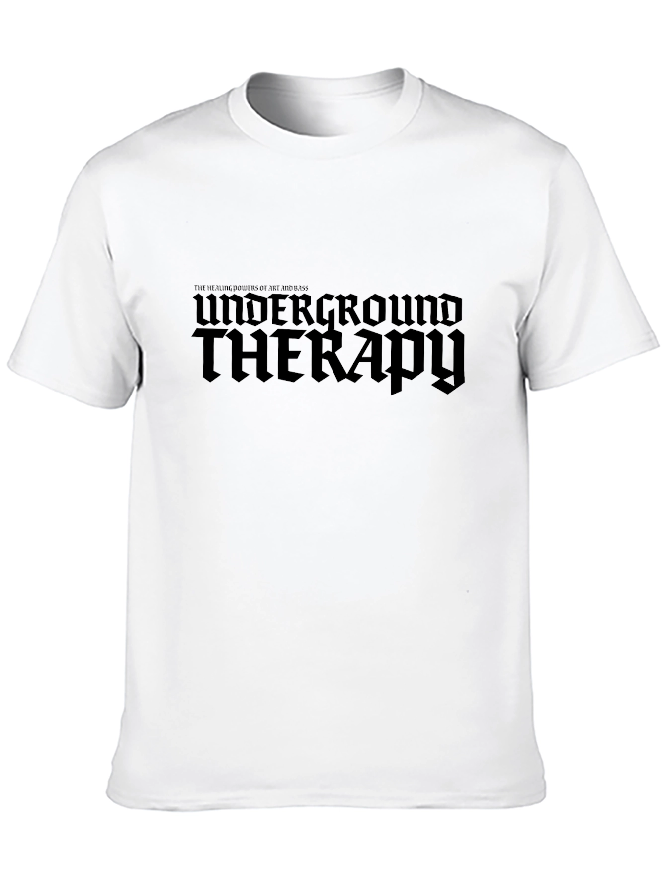 Underground Therapy Graphic Black T-Shirt