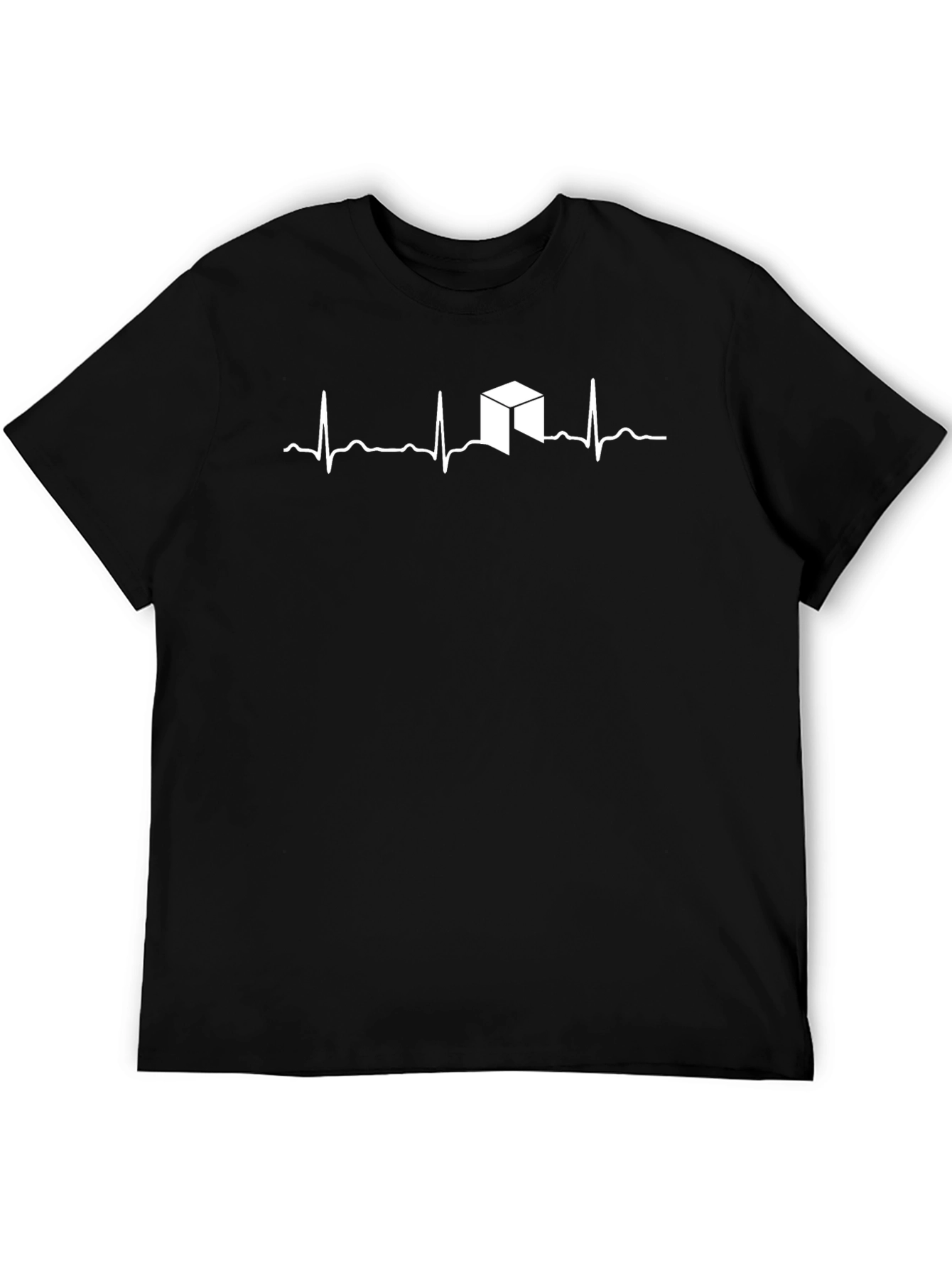 Neo Crypto Heartbeat T-Shirt - Black