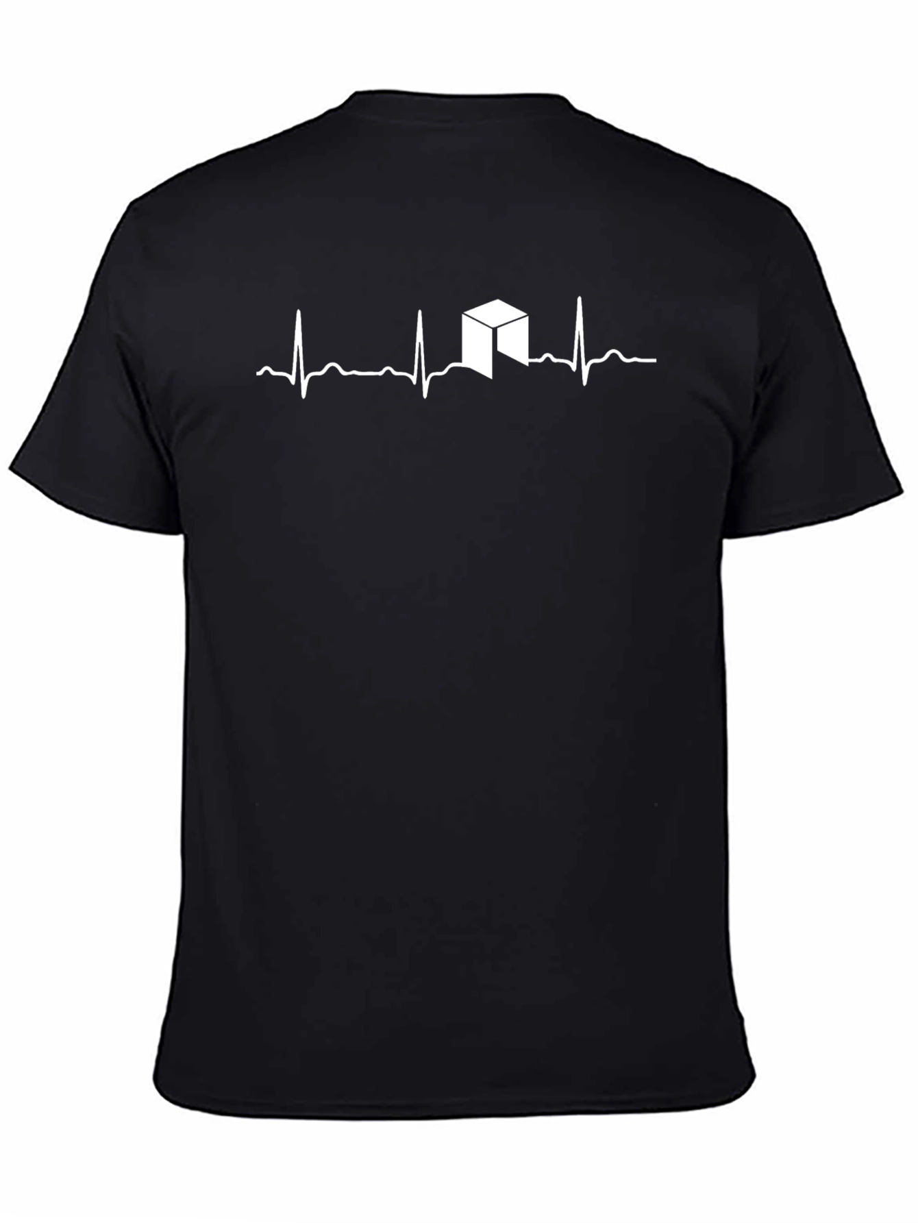 Neo Crypto Heartbeat T-Shirt - Black