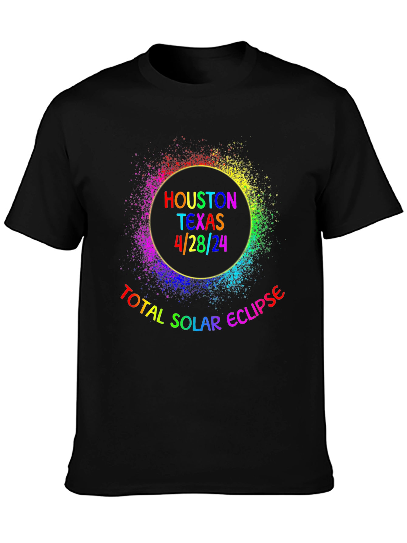 Total Solar Eclipse Houston Texas April 8 2024 T-Shirt