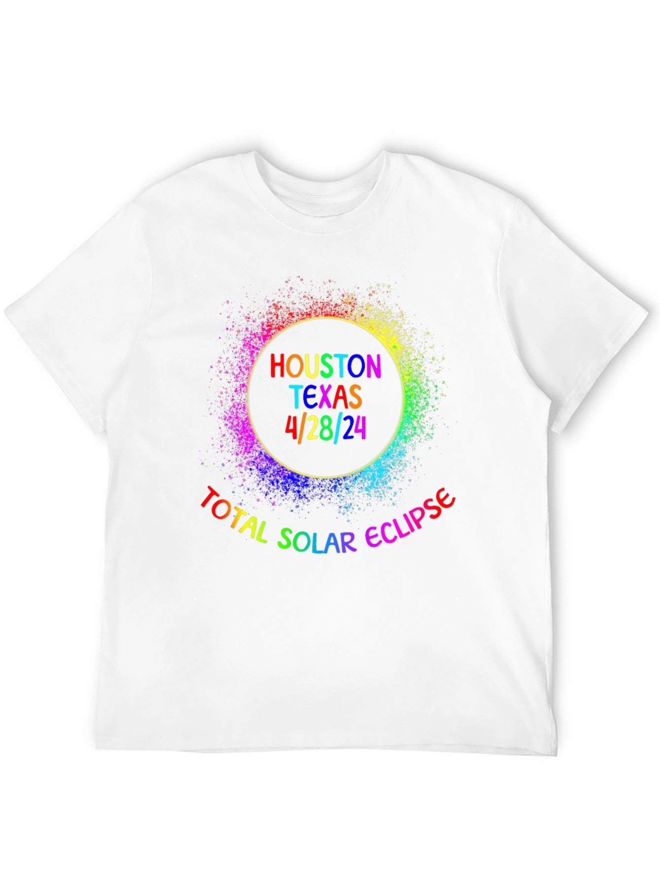 Total Solar Eclipse Houston Texas April 8 2024 T-Shirt