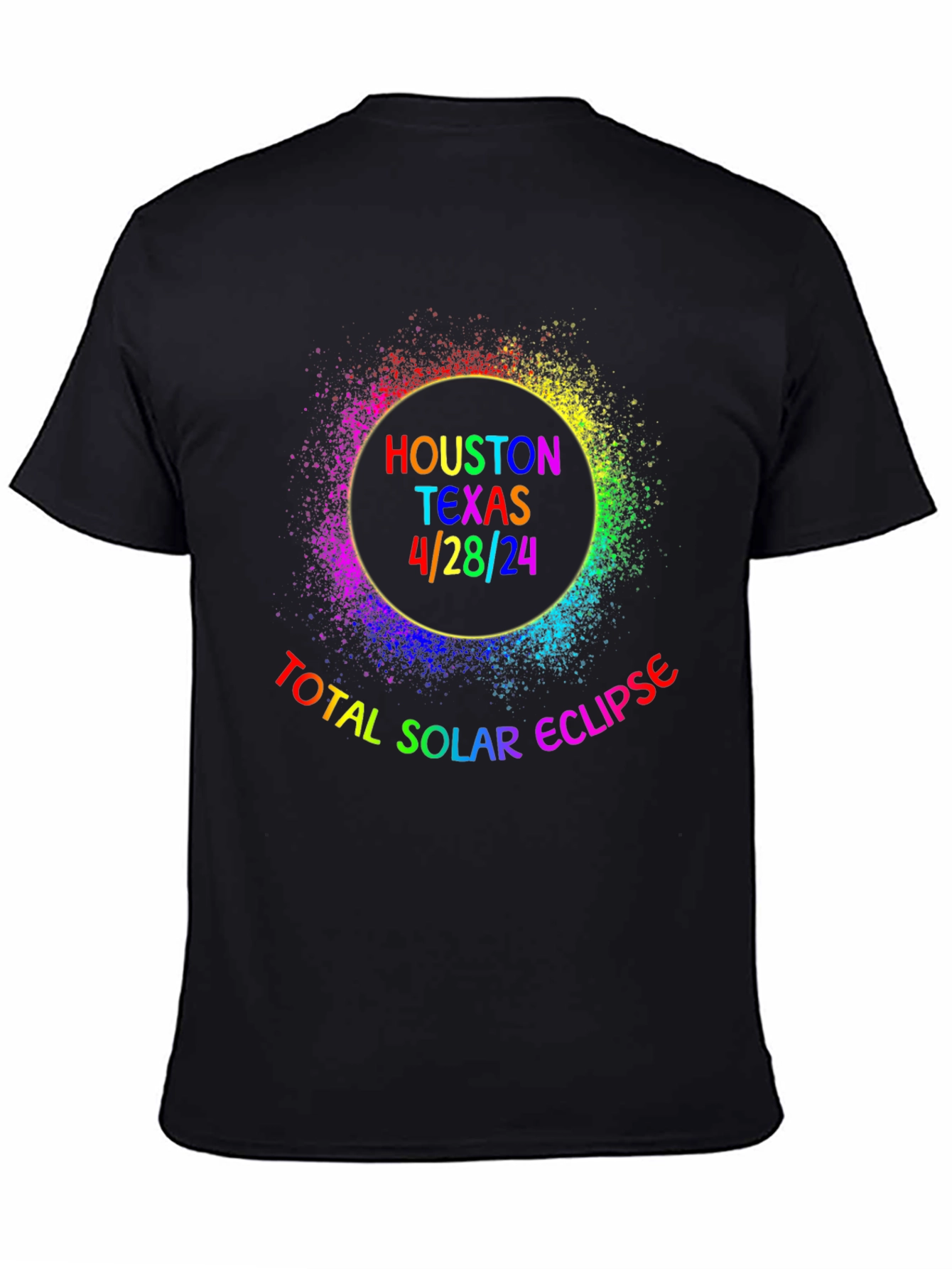 Total Solar Eclipse Houston Texas April 8 2024 T-Shirt
