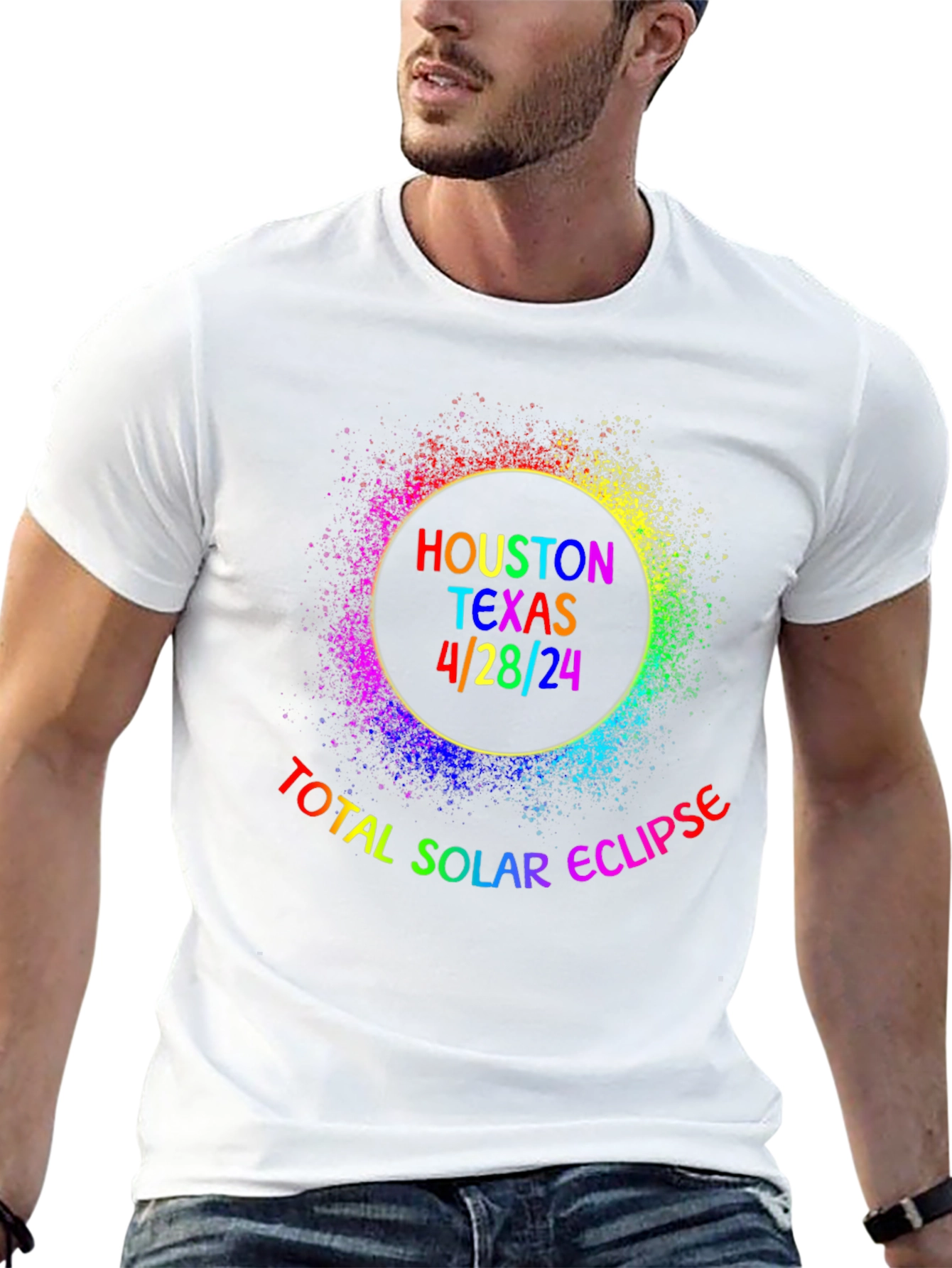 Total Solar Eclipse Houston Texas April 8 2024 T-Shirt