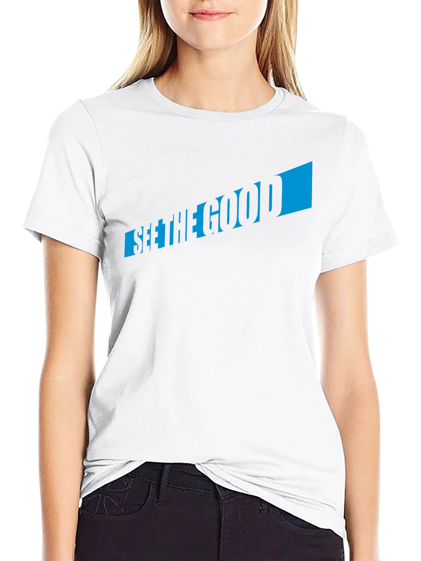 See the Good Graphic Tee - Mens Black T-Shirt
