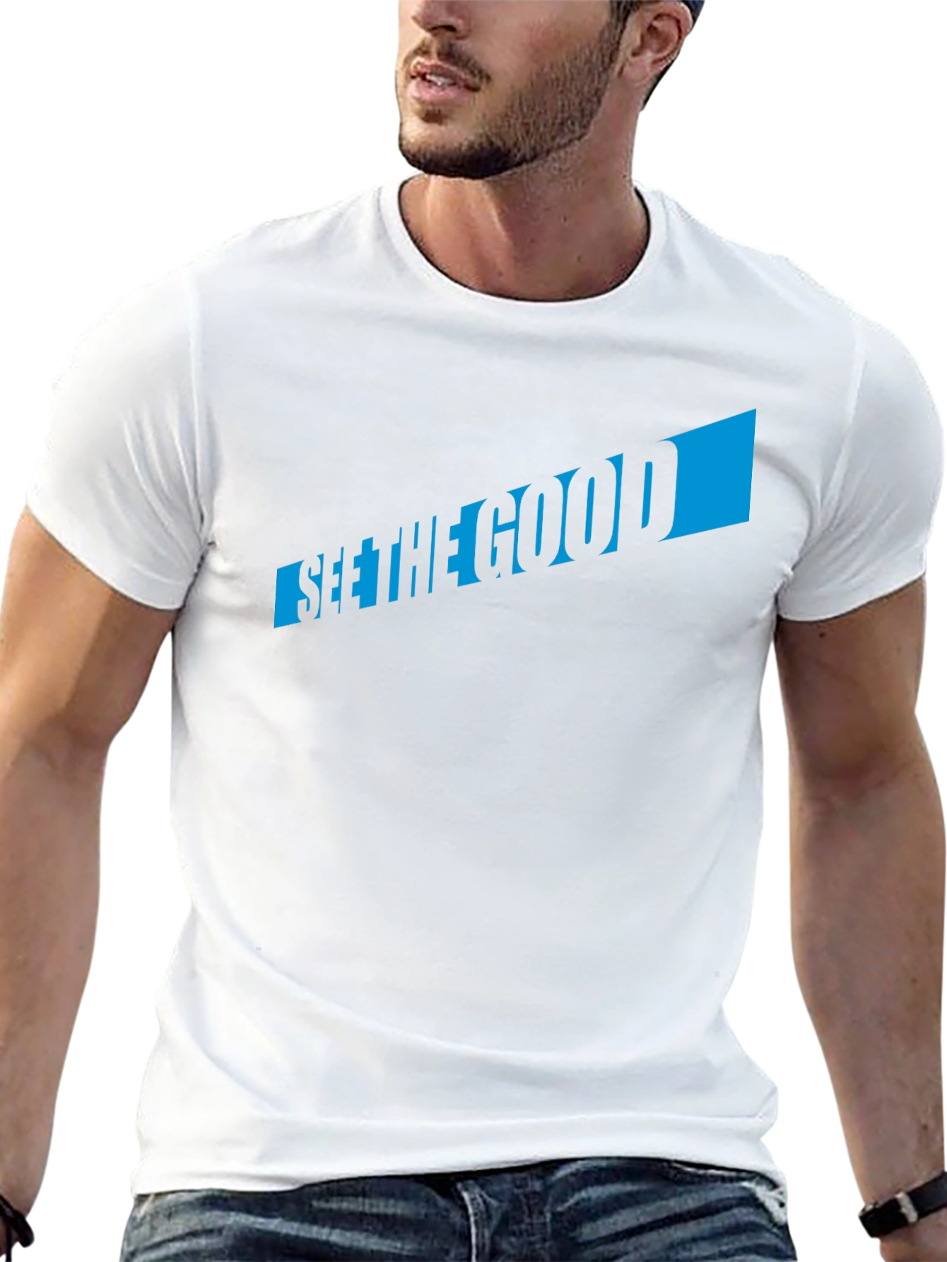 See the Good Graphic Tee - Mens Black T-Shirt