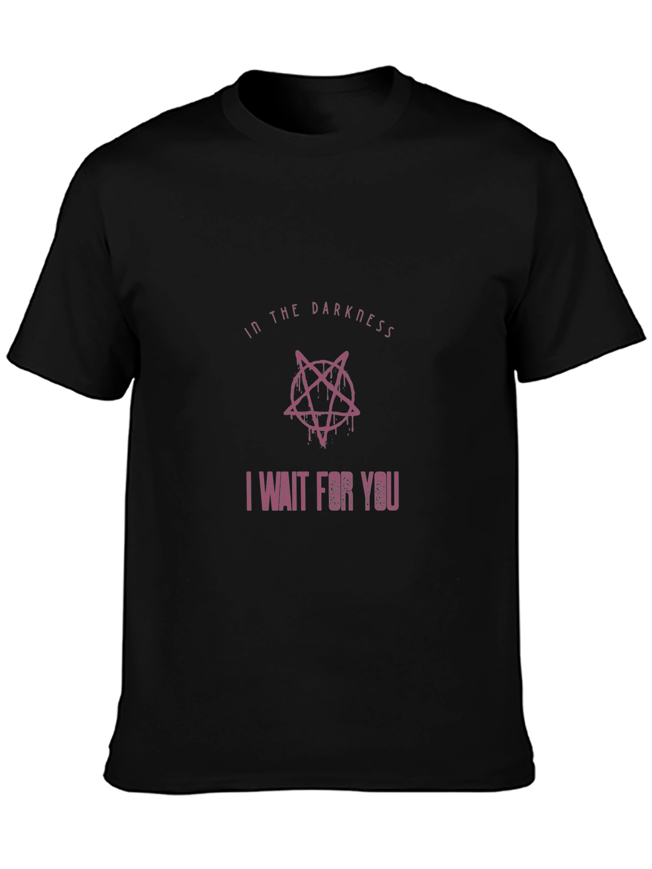 Darkness Awaits Mens Black T-Shirt