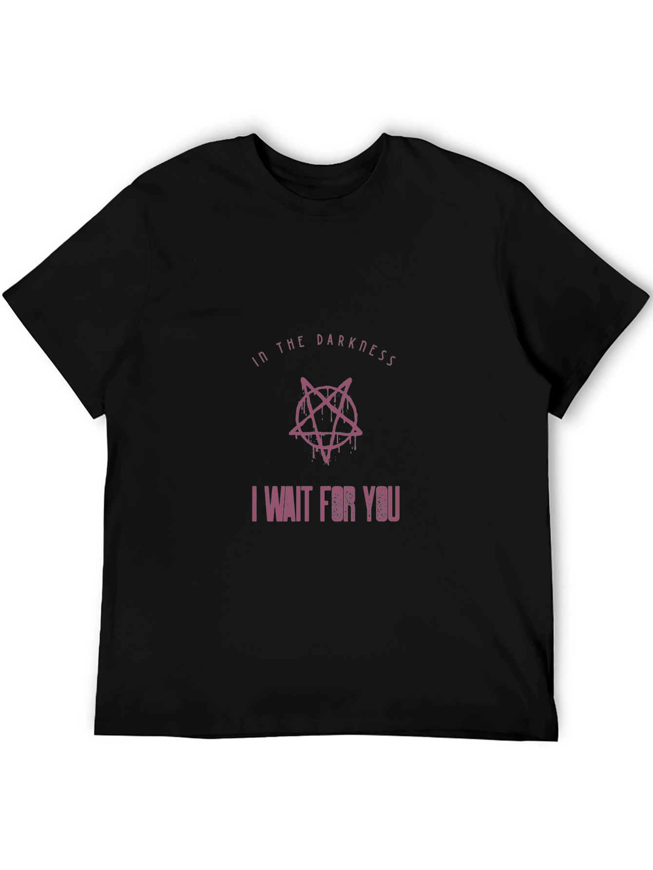 Darkness Awaits Mens Black T-Shirt