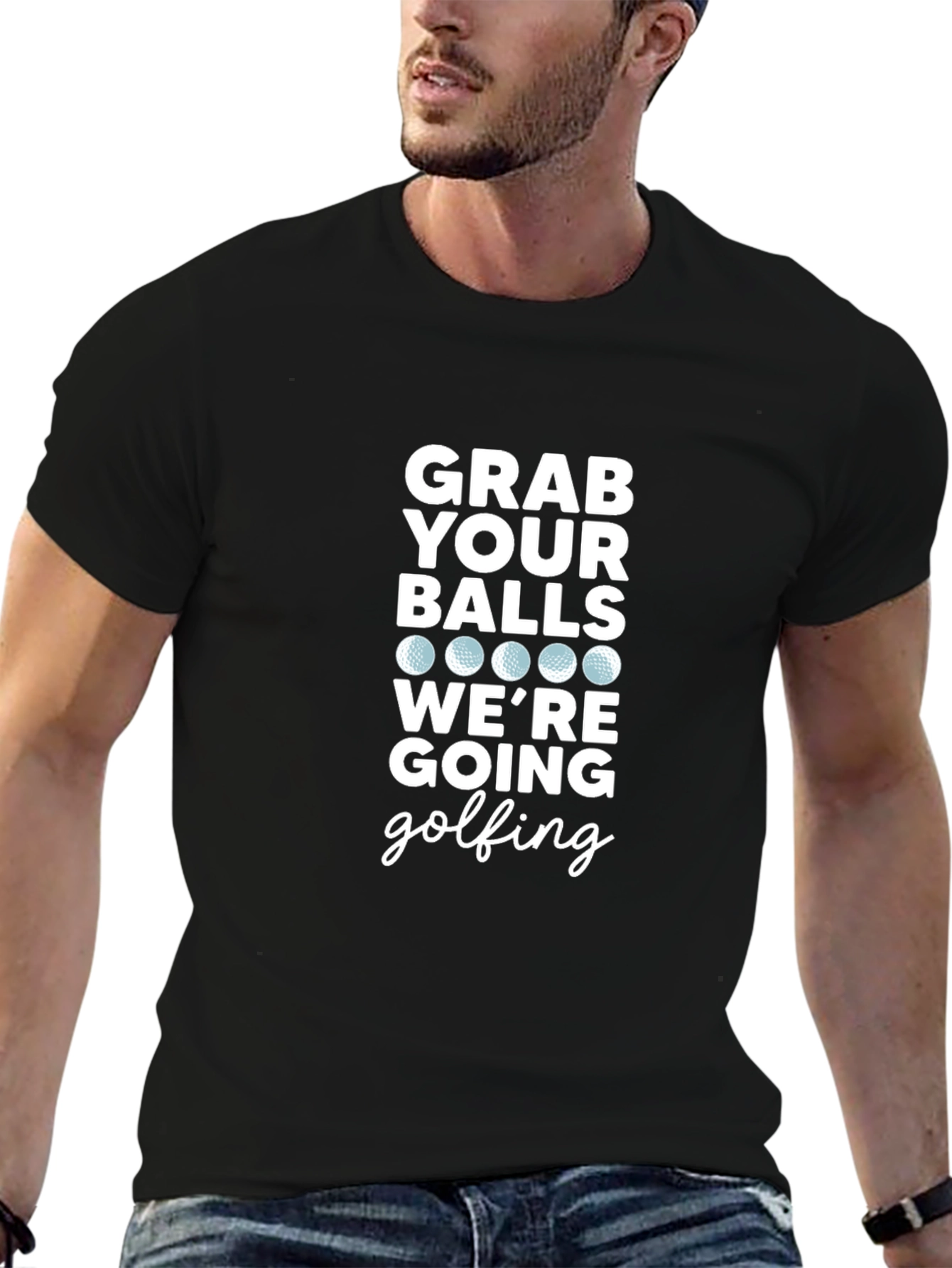 Grab Your Balls Golfing T-Shirt - Funny Golf Apparel