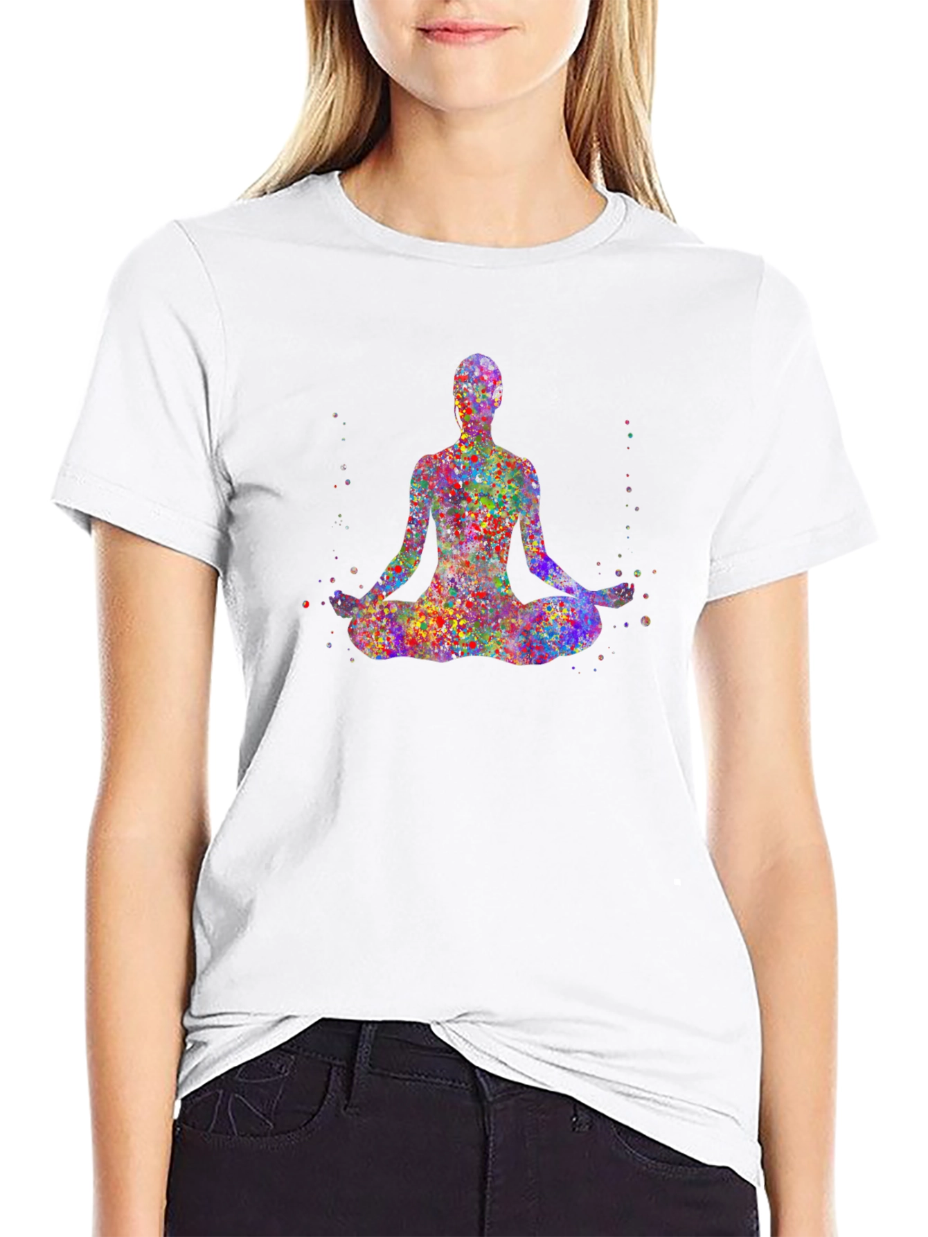 Meditate Colorful Graphic Tee