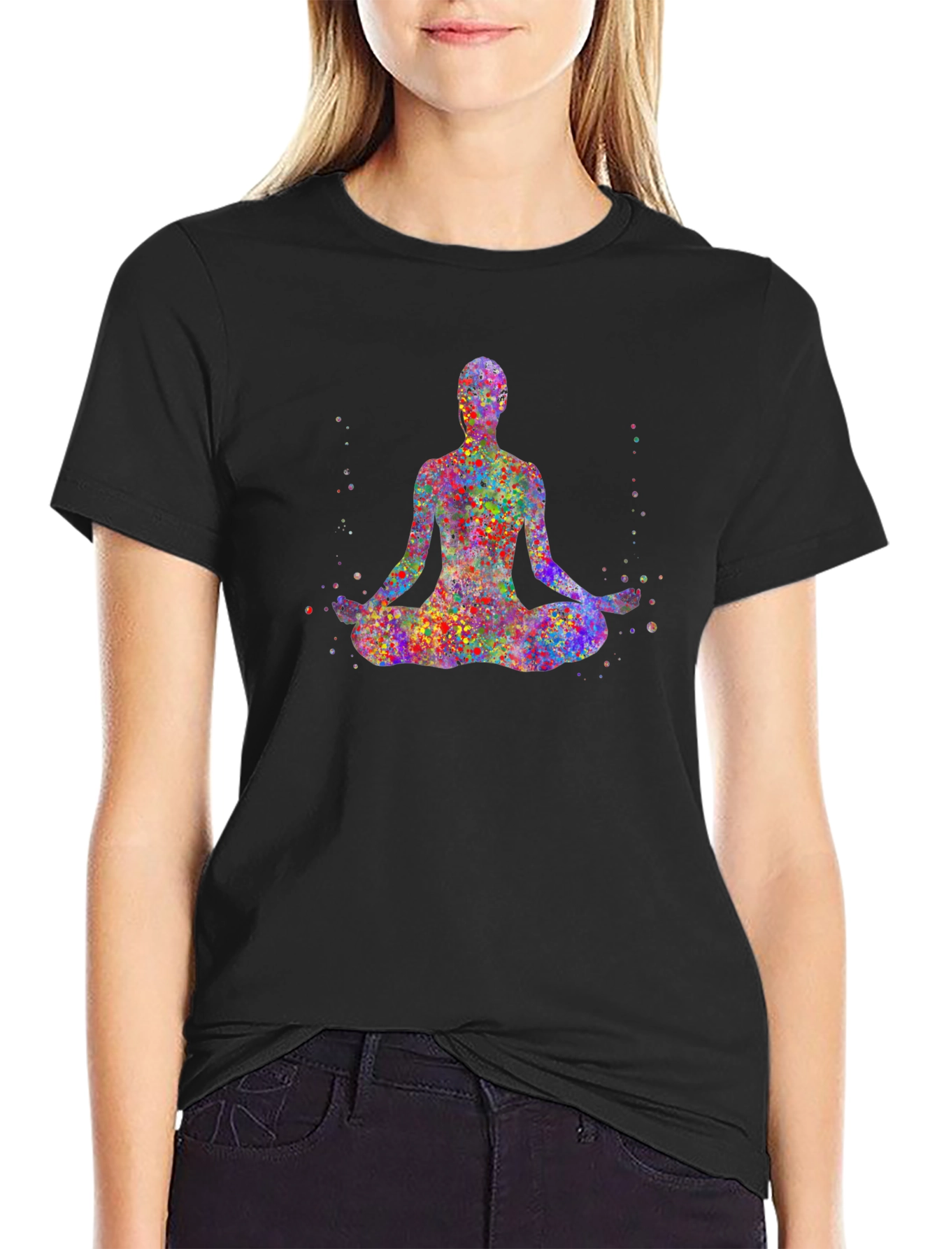 Meditate Colorful Graphic Tee