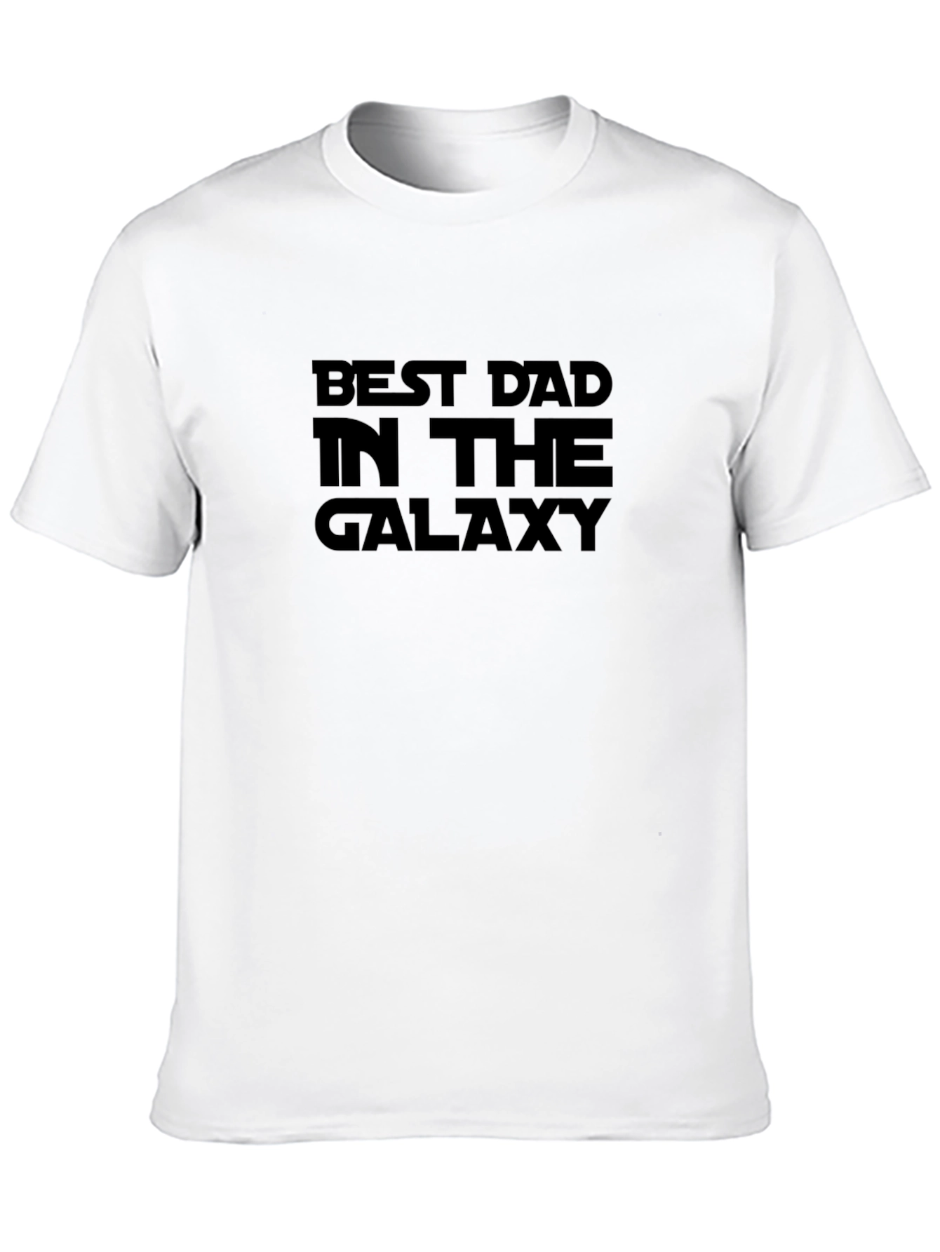 Best Dad in the Galaxy Black T-Shirt