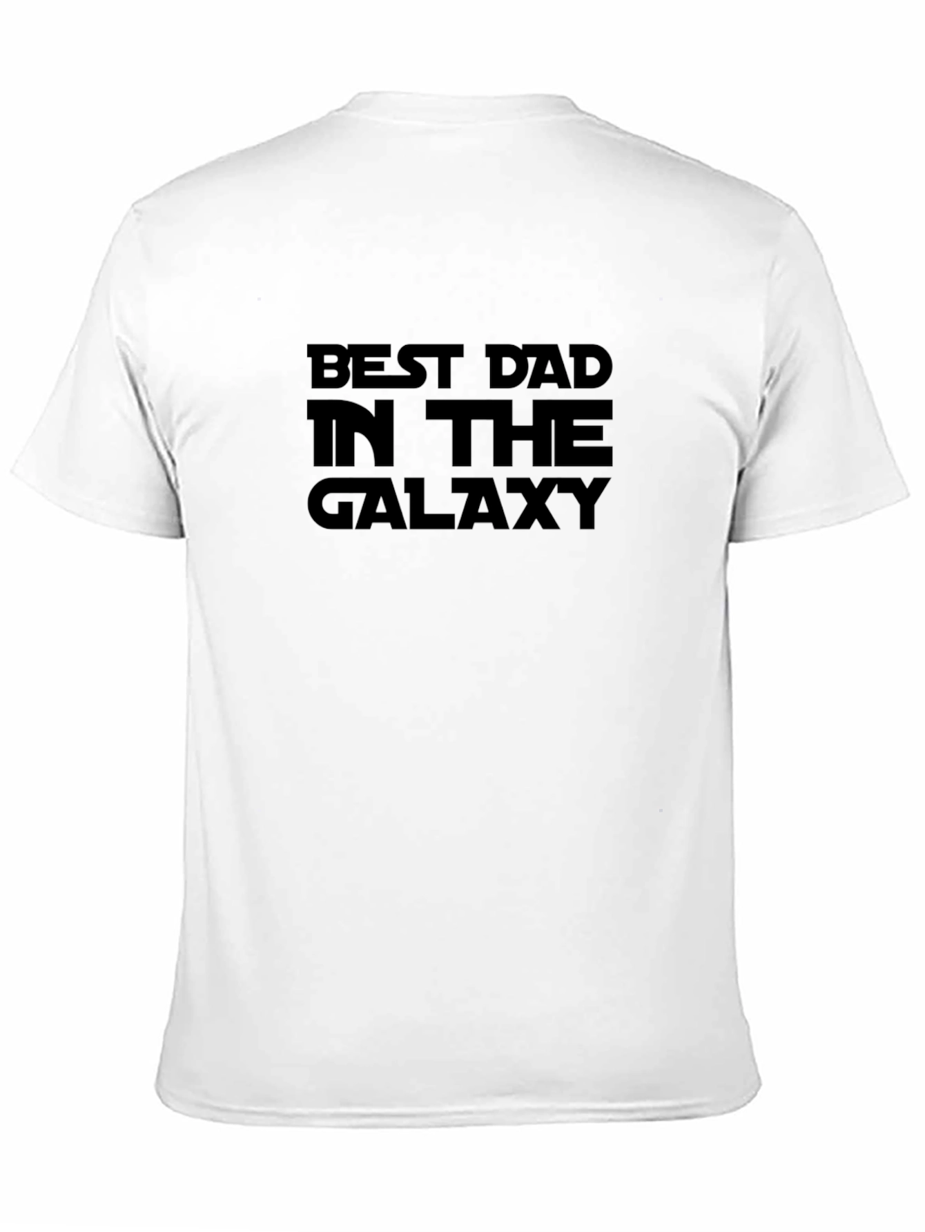 Best Dad in the Galaxy Black T-Shirt