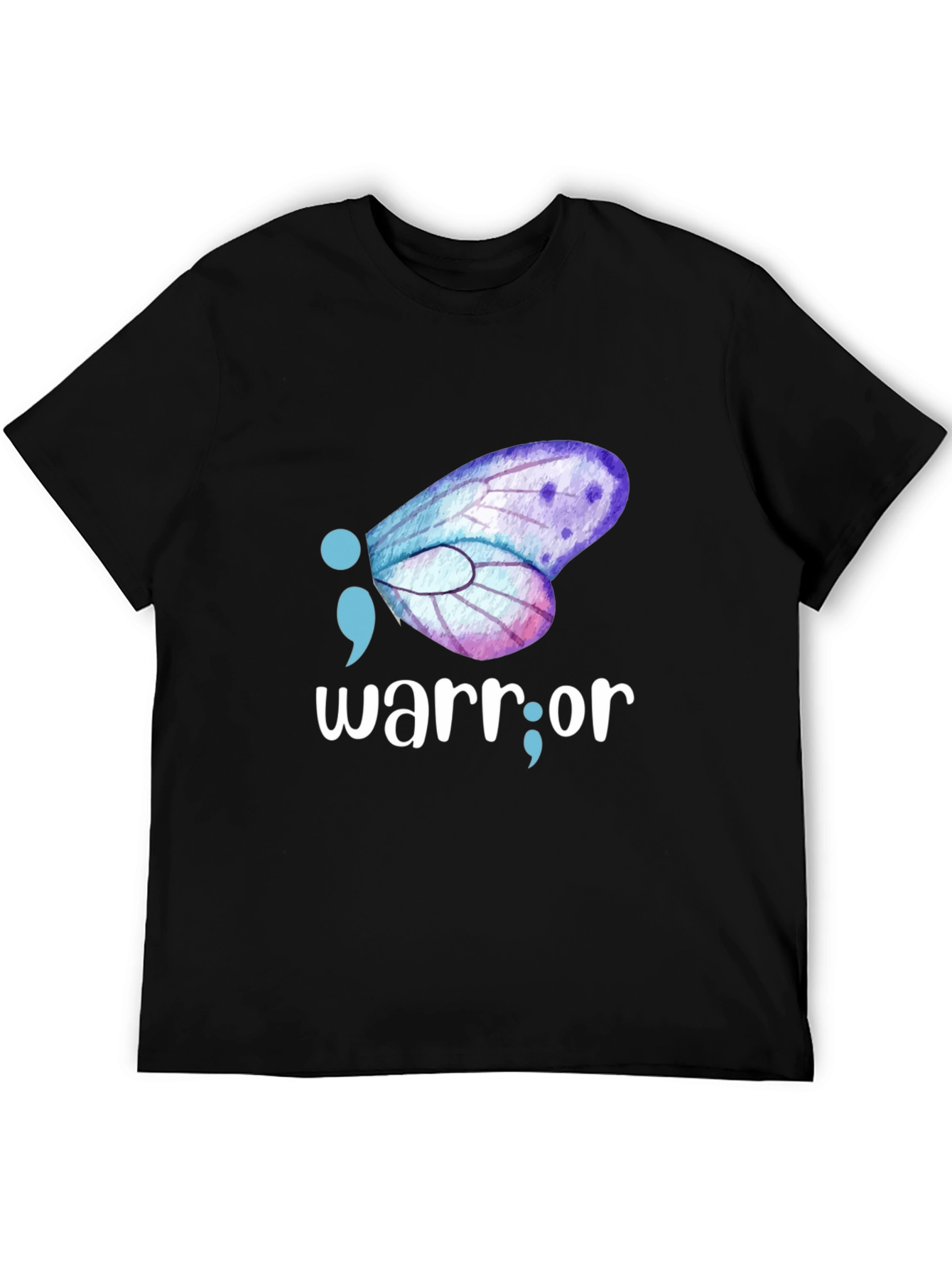 Semicolon Butterfly Warrior Graphic Tee