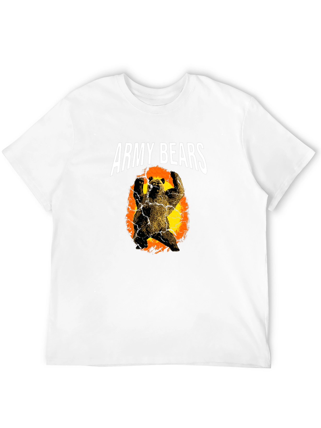 Army Bears Graphic T-Shirt - Black