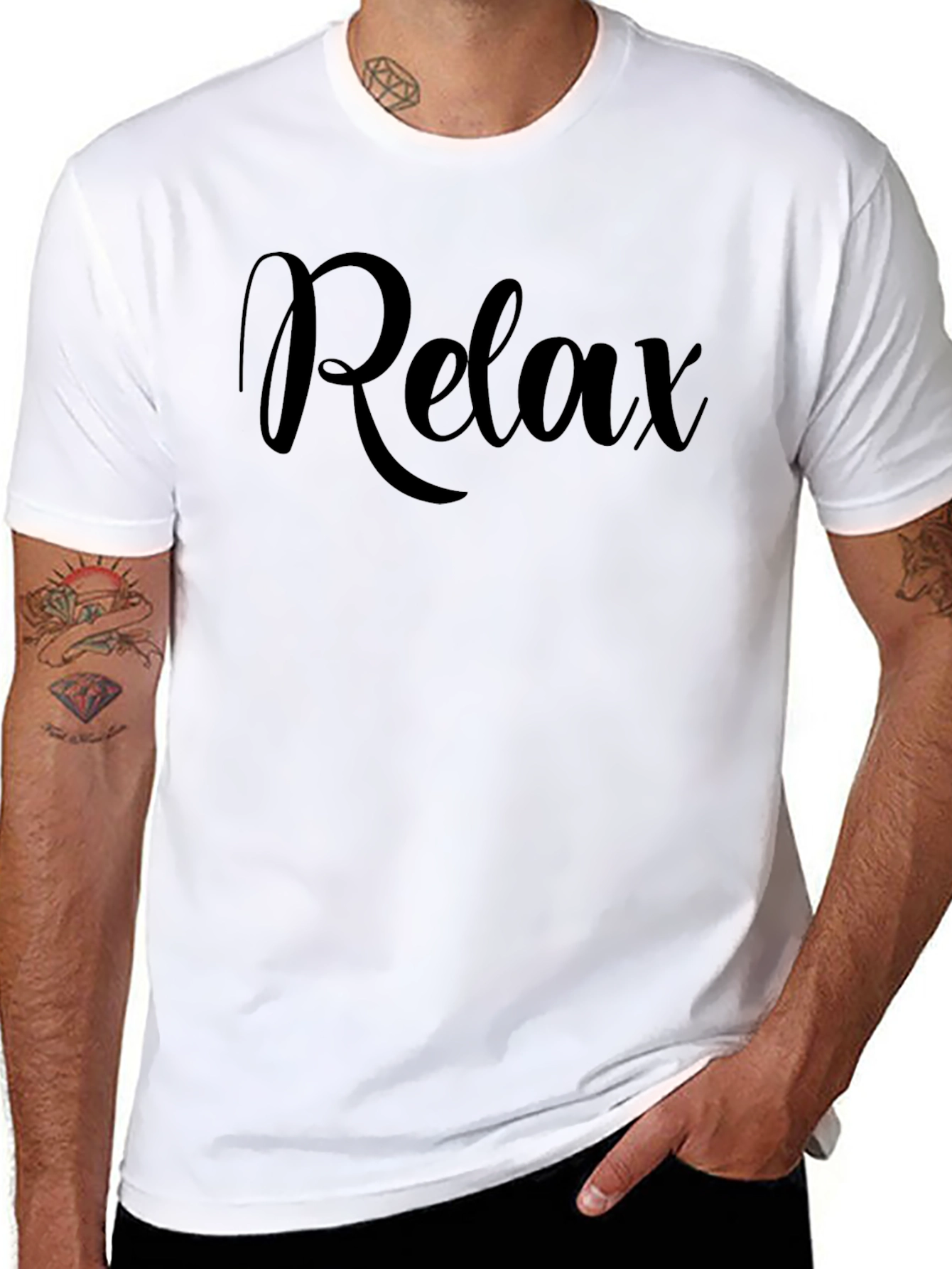 Relax Black T-Shirt - Casual Comfort