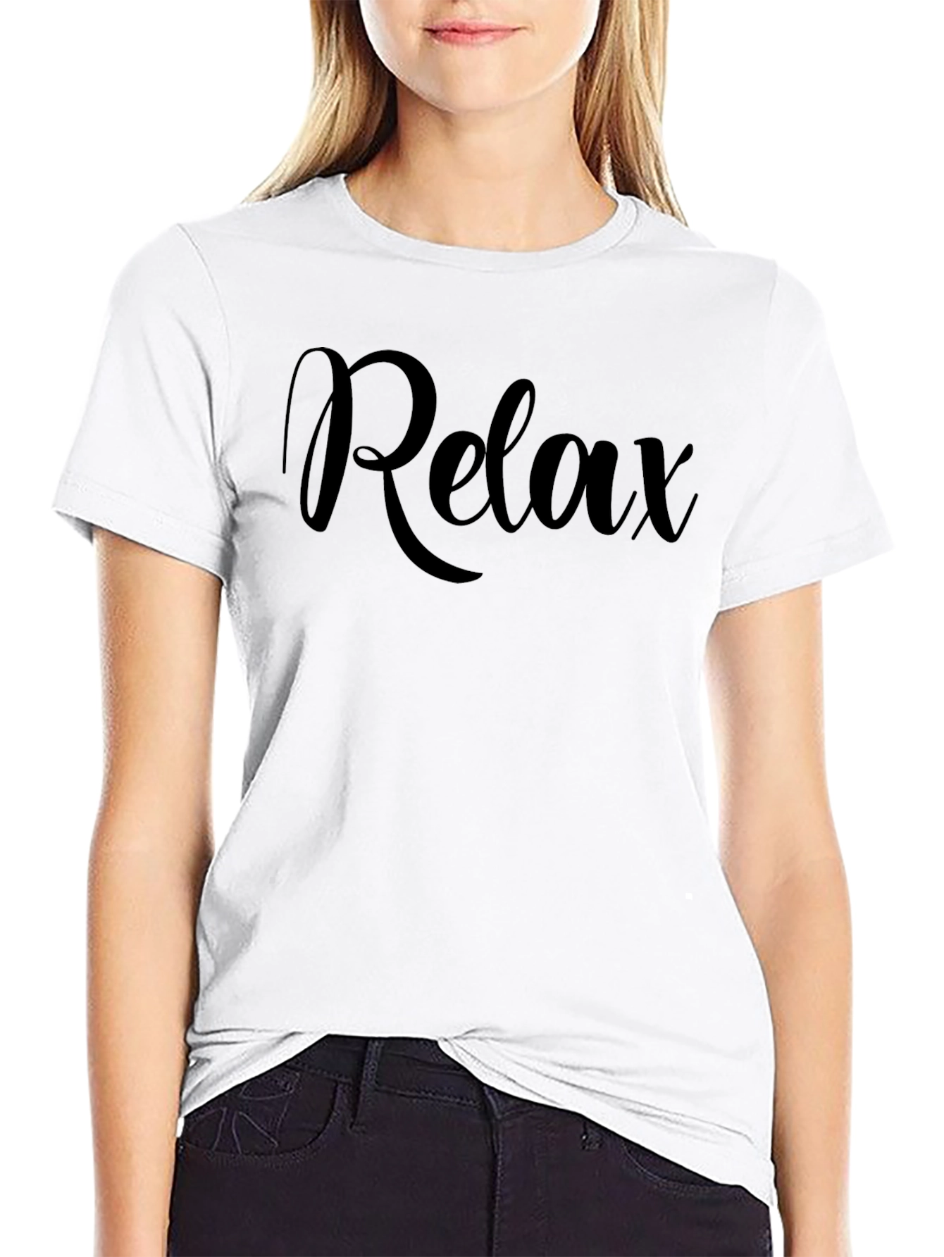 Relax Black T-Shirt - Casual Comfort