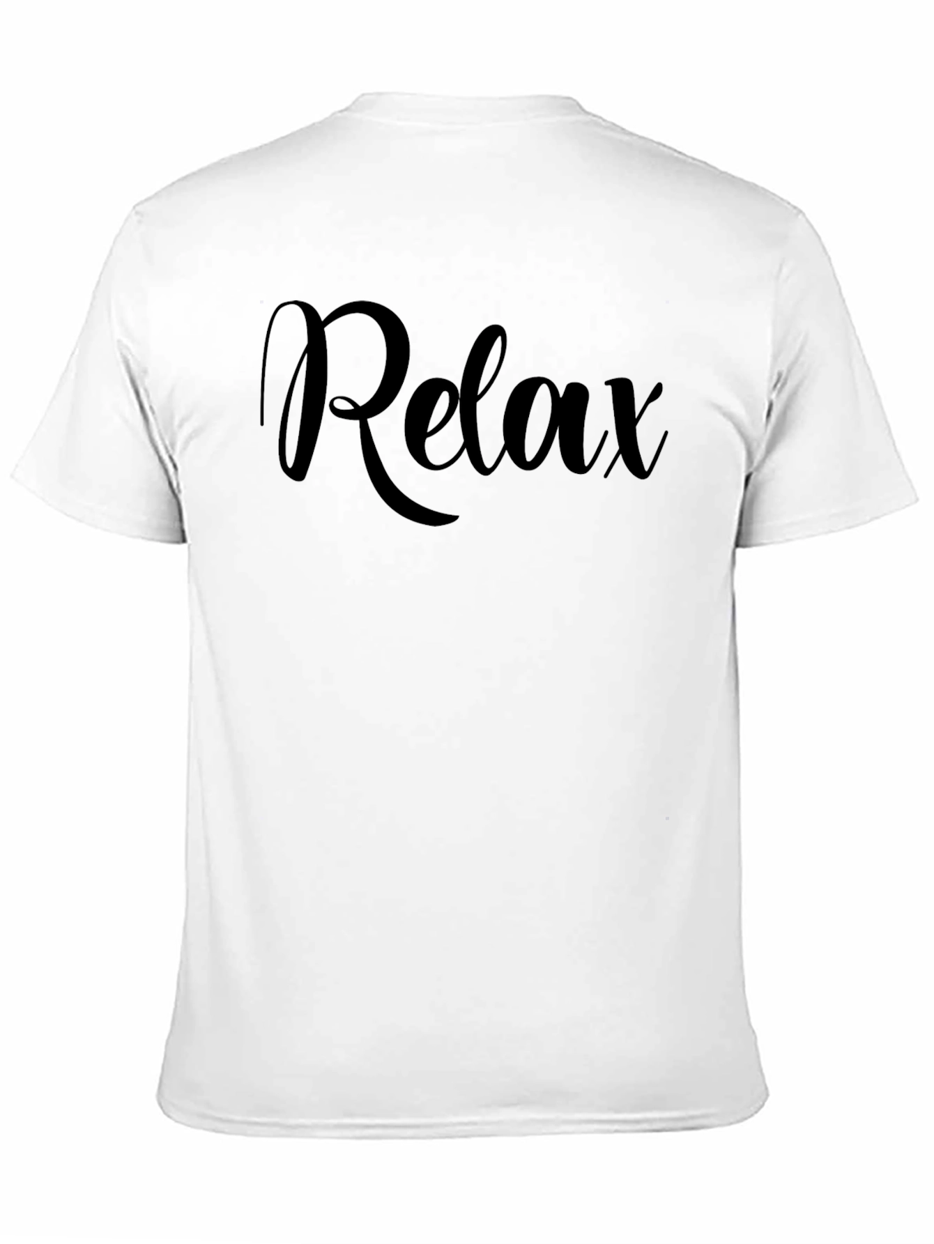 Relax Black T-Shirt - Casual Comfort