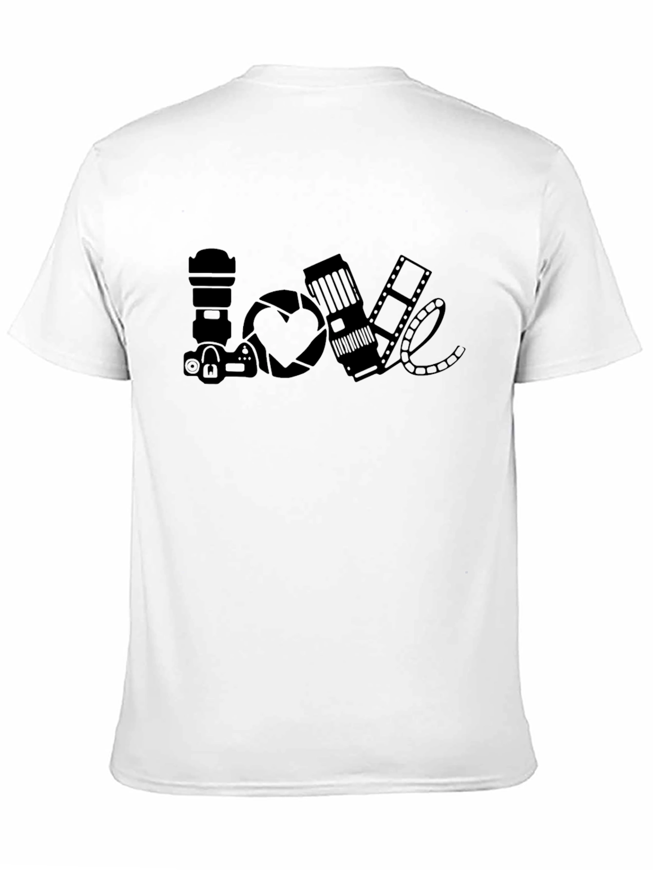 Photographers Love T-Shirt - Camera Heart Design