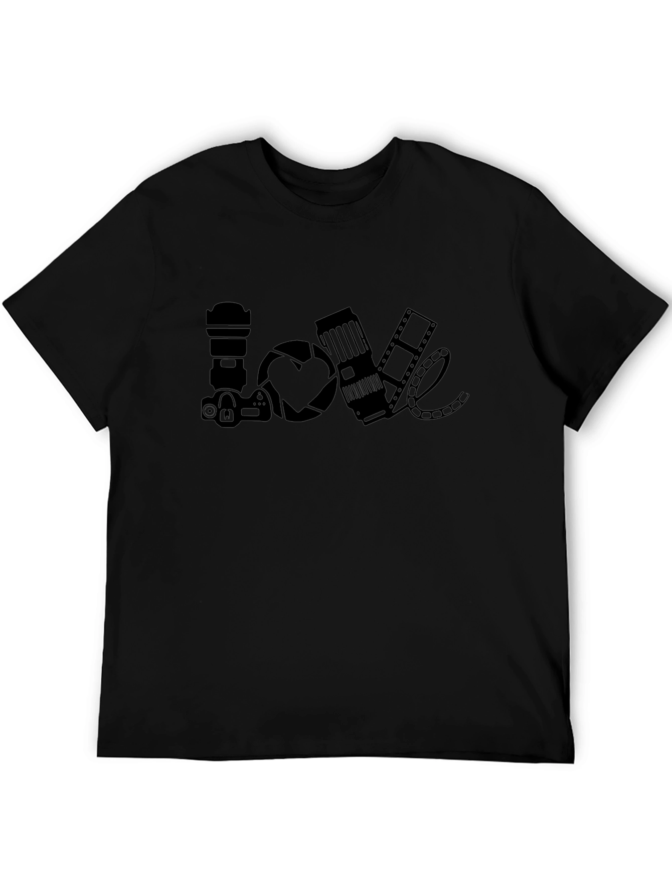 Photographers Love T-Shirt - Camera Heart Design