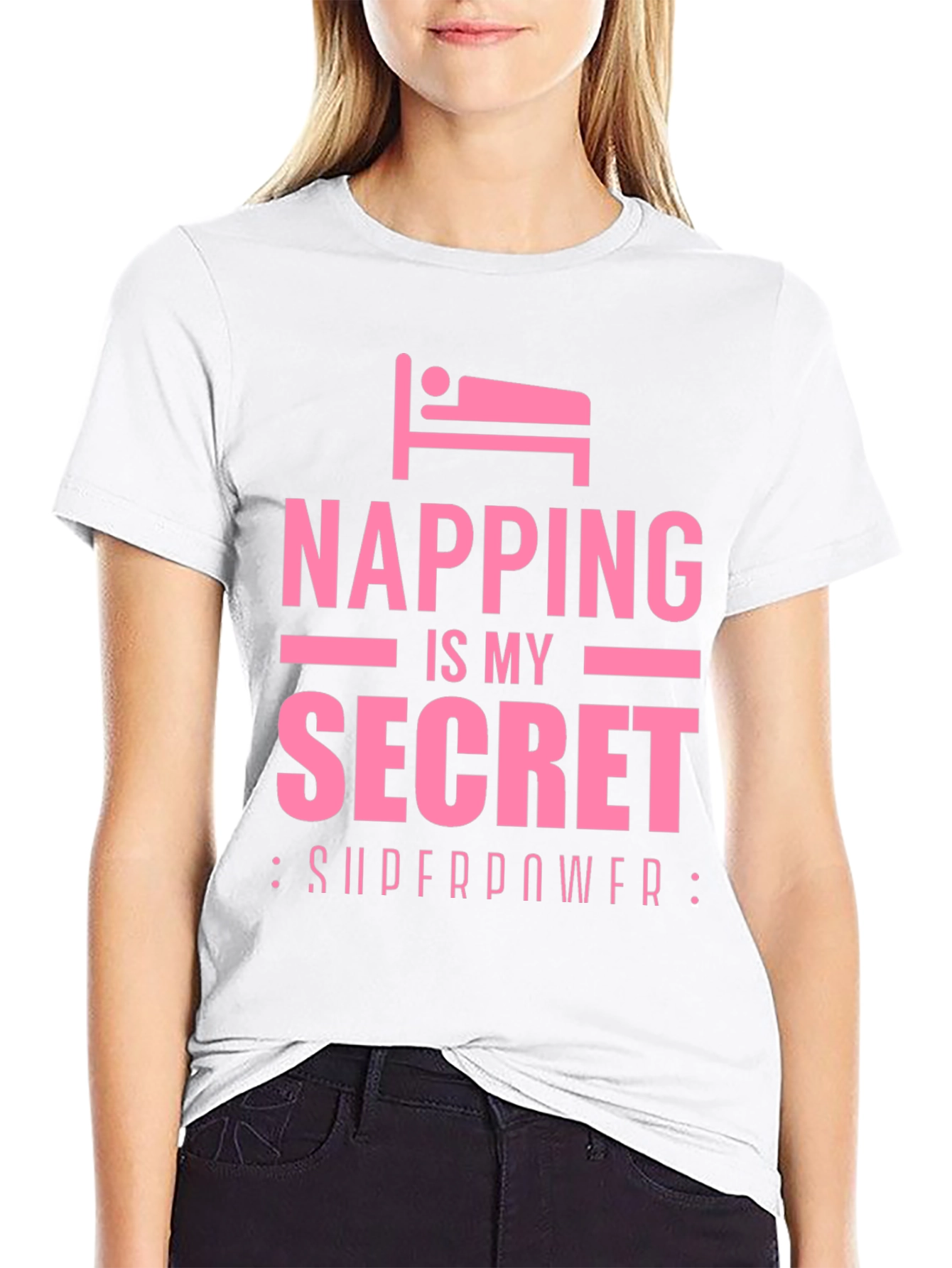 Napping is My Secret Superpower Funny T-Shirt