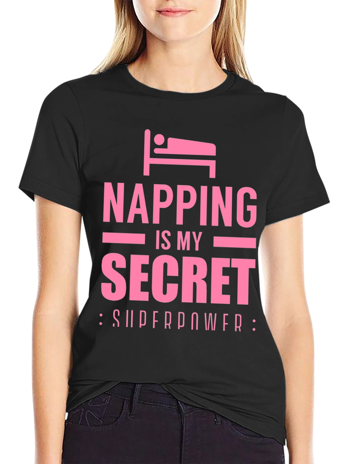 Napping is My Secret Superpower Funny T-Shirt