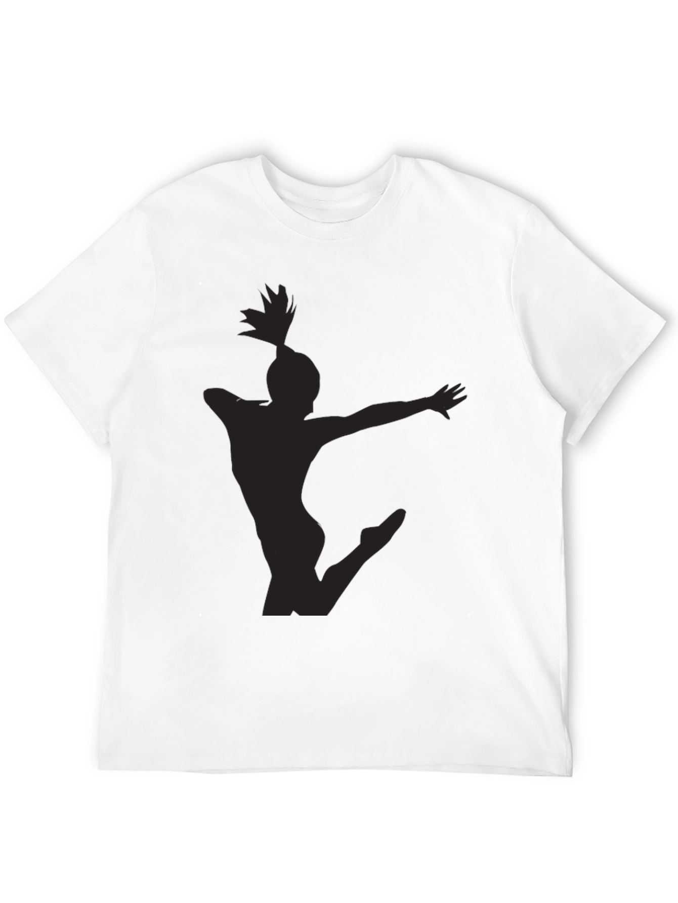 Silhouette Gymnast Black T-Shirt