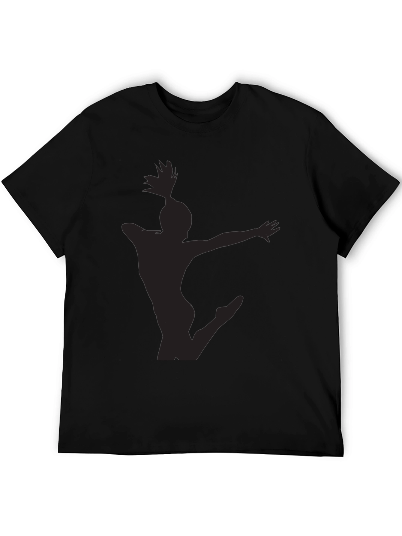 Silhouette Gymnast Black T-Shirt