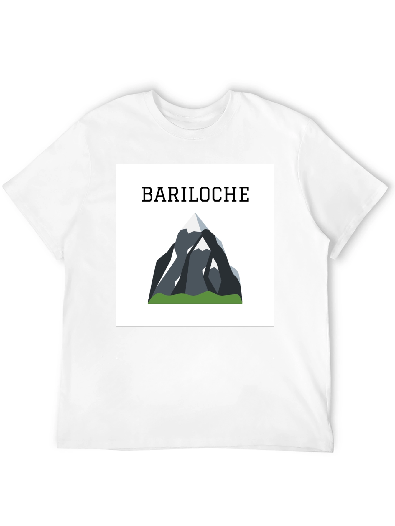 Bariloche Mountain Graphic Tee - Black