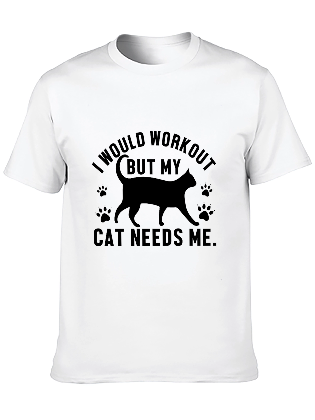Cat Needs Me Graphic T-Shirt