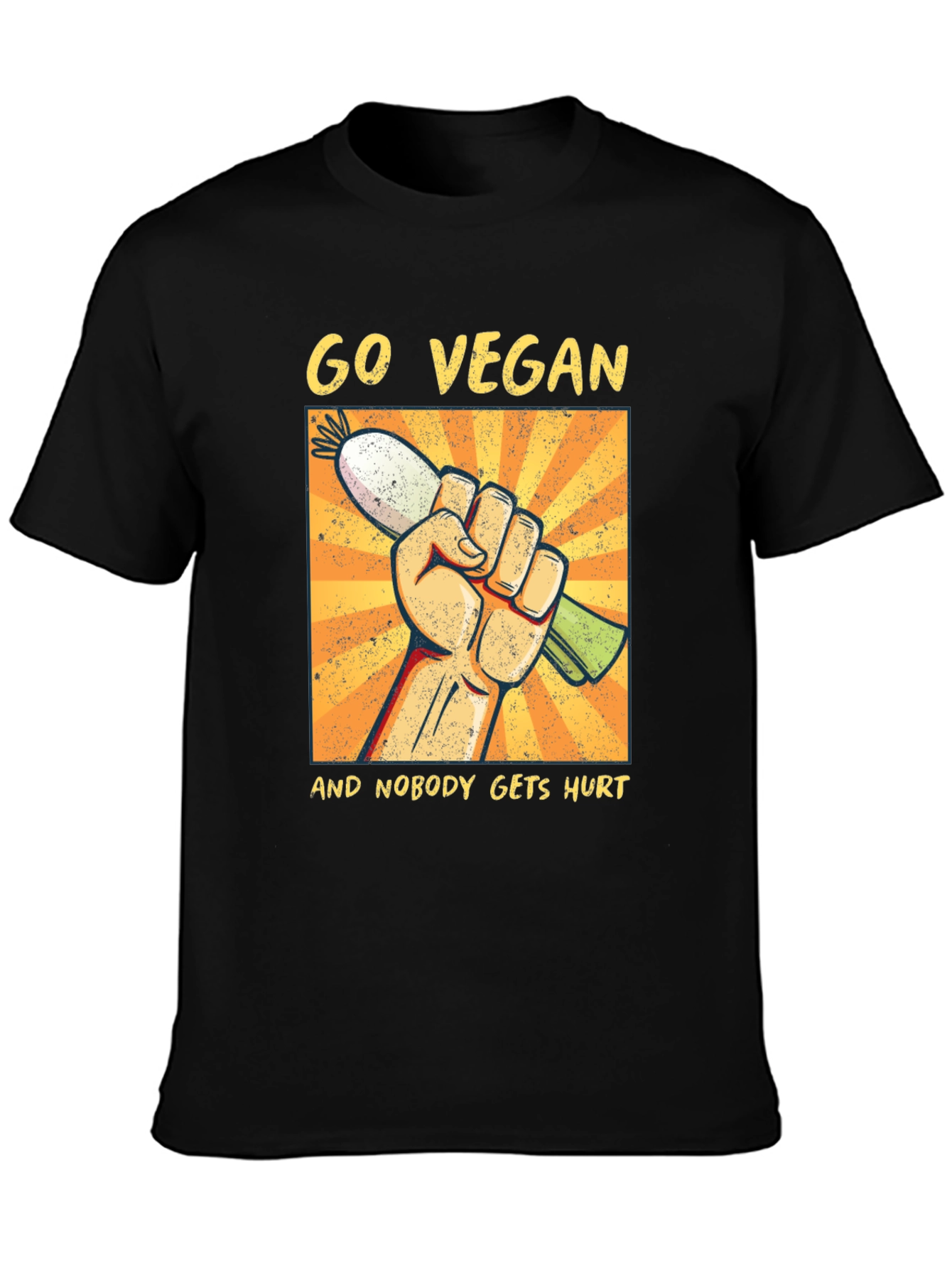 Go Vegan Graphic Tee - Veganism Activist Shirt