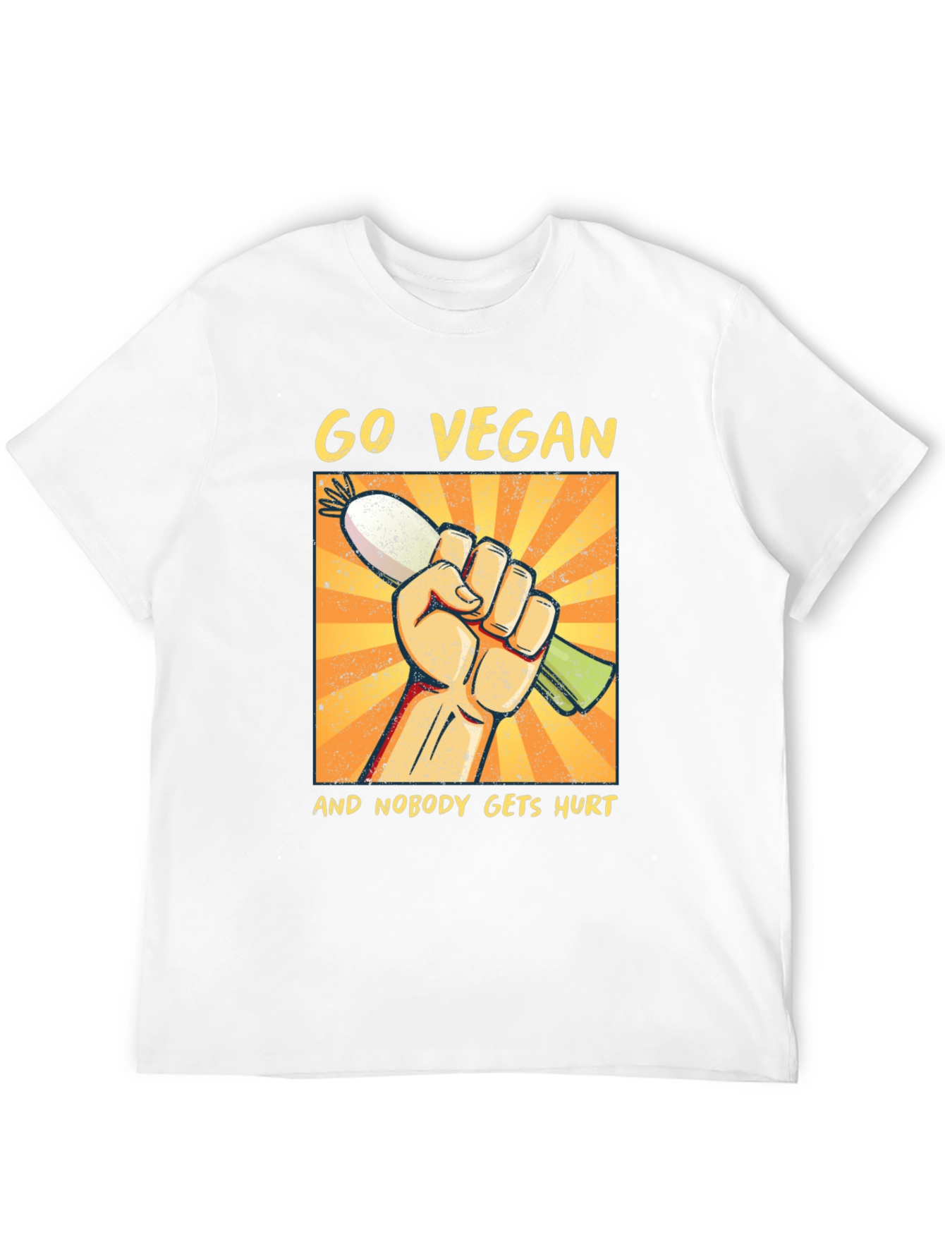 Go Vegan Graphic Tee - Veganism Activist Shirt
