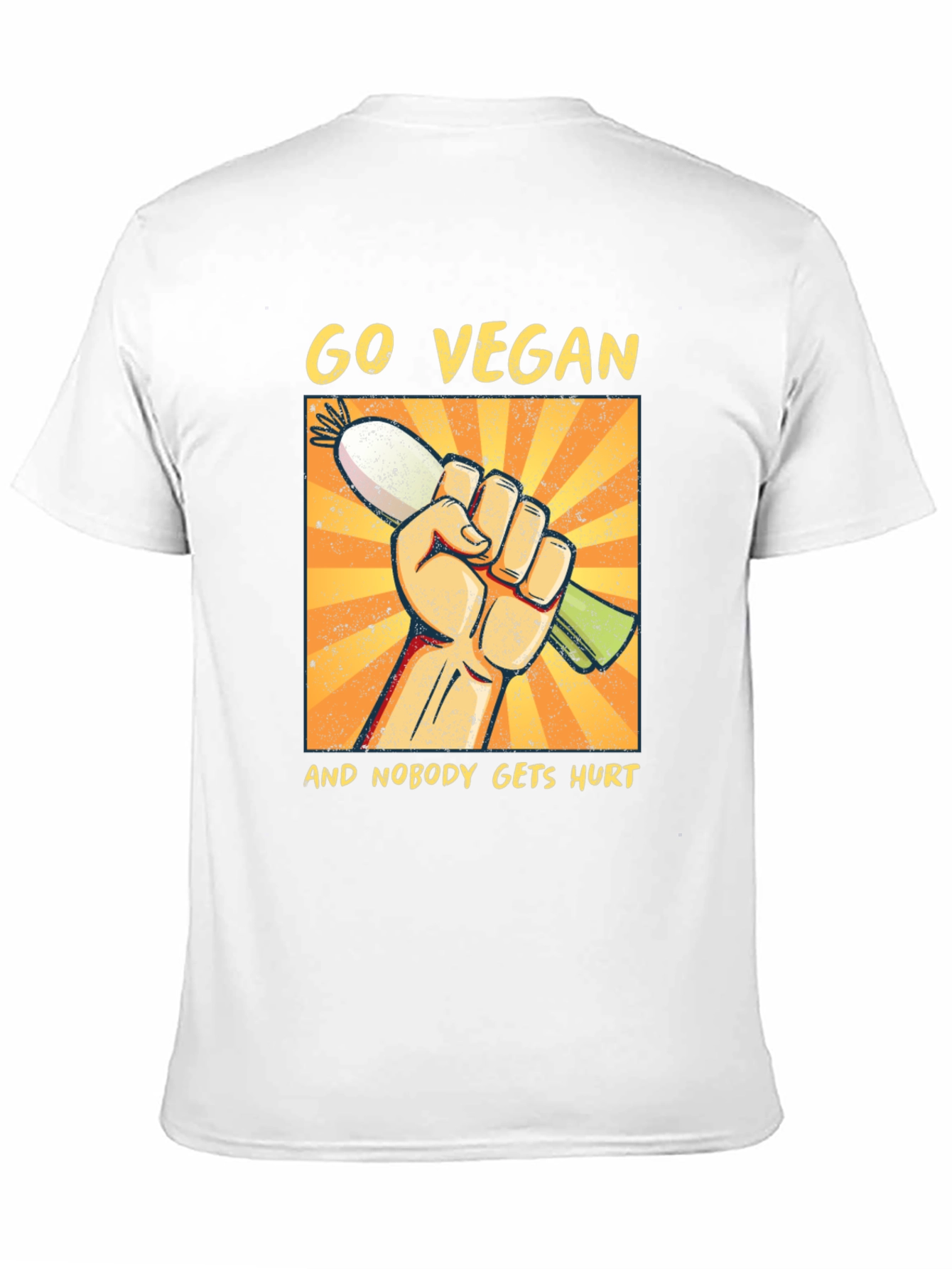 Go Vegan Graphic Tee - Veganism Activist Shirt