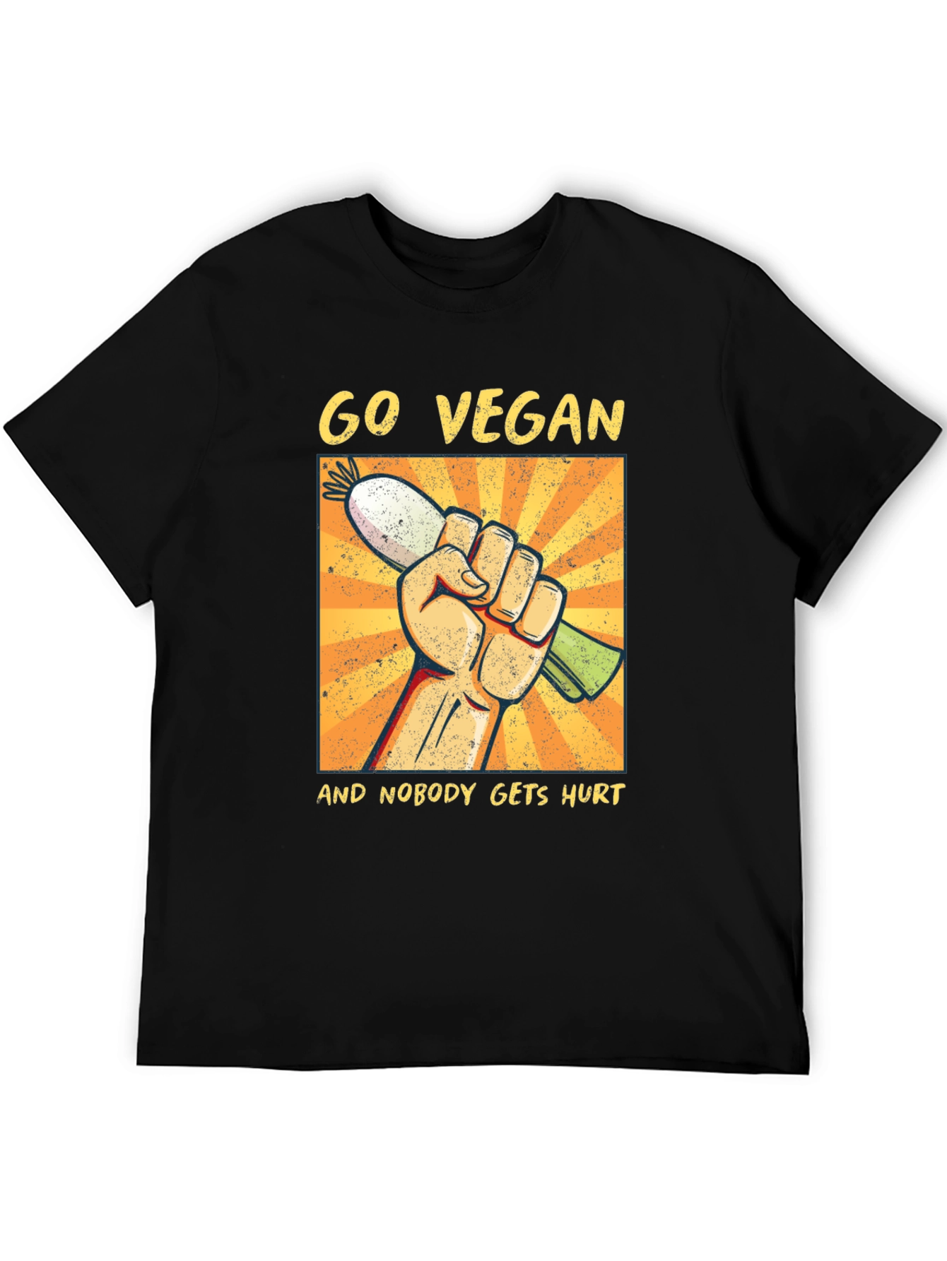 Go Vegan Graphic Tee - Veganism Activist Shirt