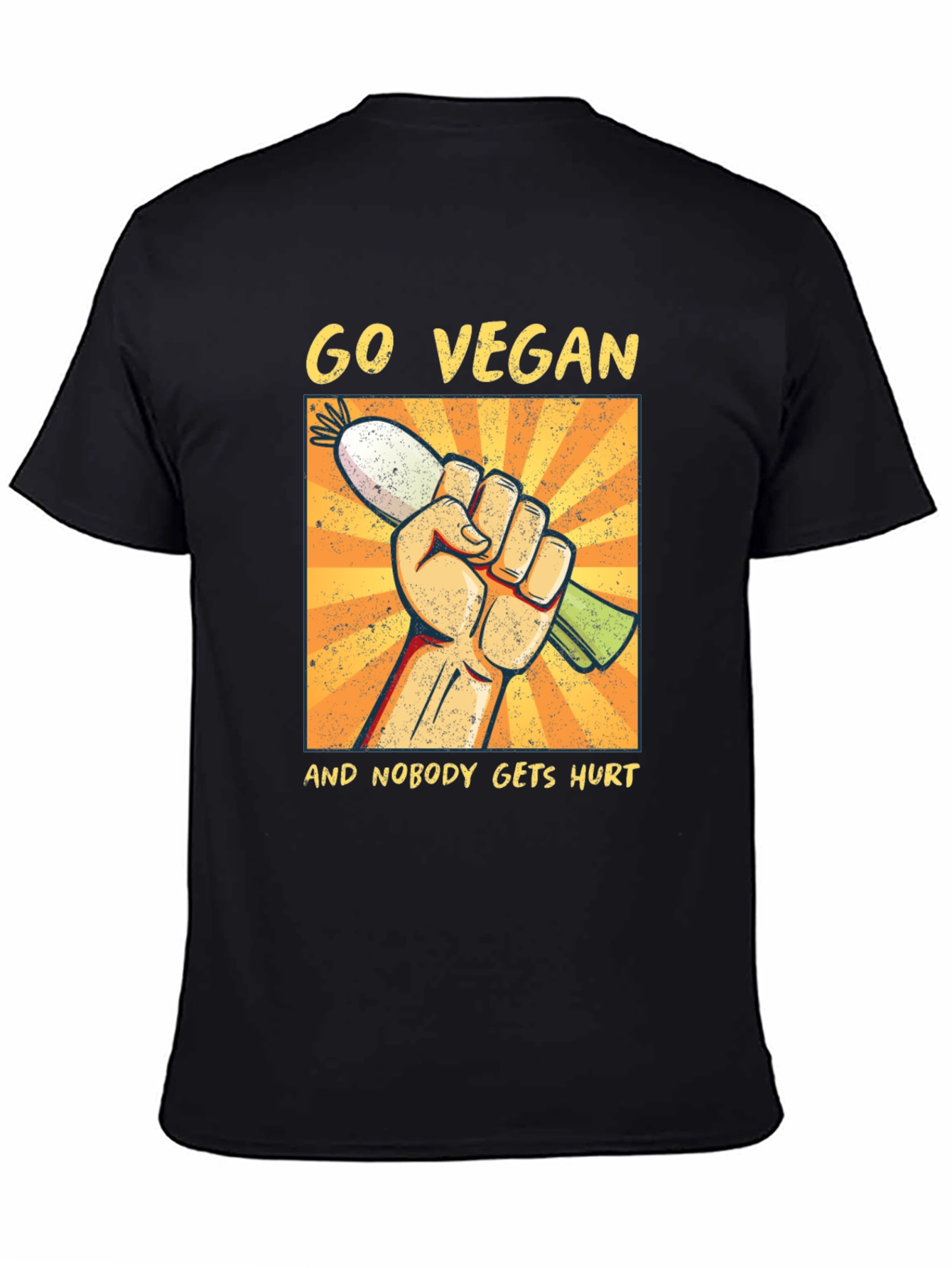 Go Vegan Graphic Tee - Veganism Activist Shirt