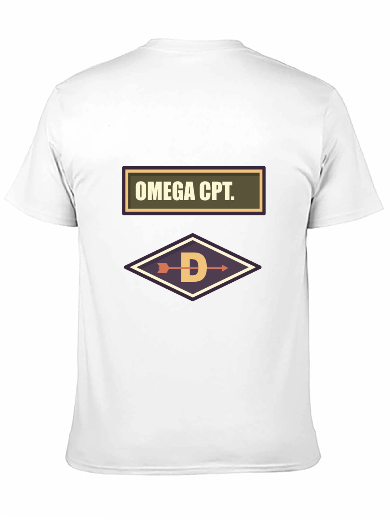 Omega CPT Graphic Tee - Arrow Design Black T-Shirt