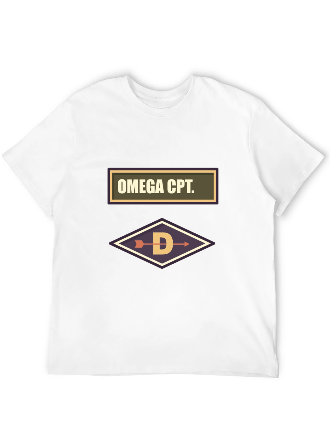 Omega CPT Graphic Tee - Arrow Design Black T-Shirt