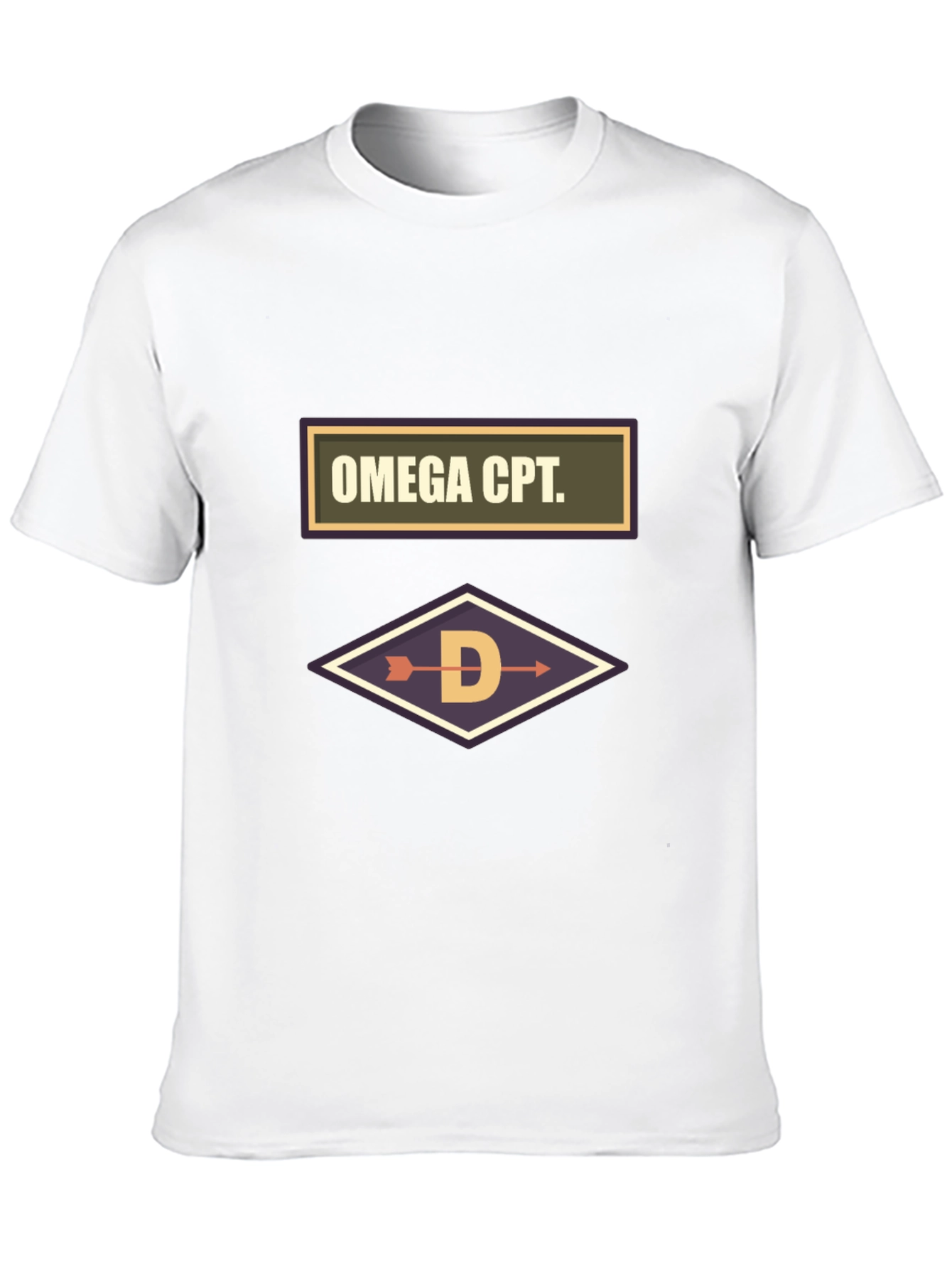 Omega CPT Graphic Tee - Arrow Design Black T-Shirt