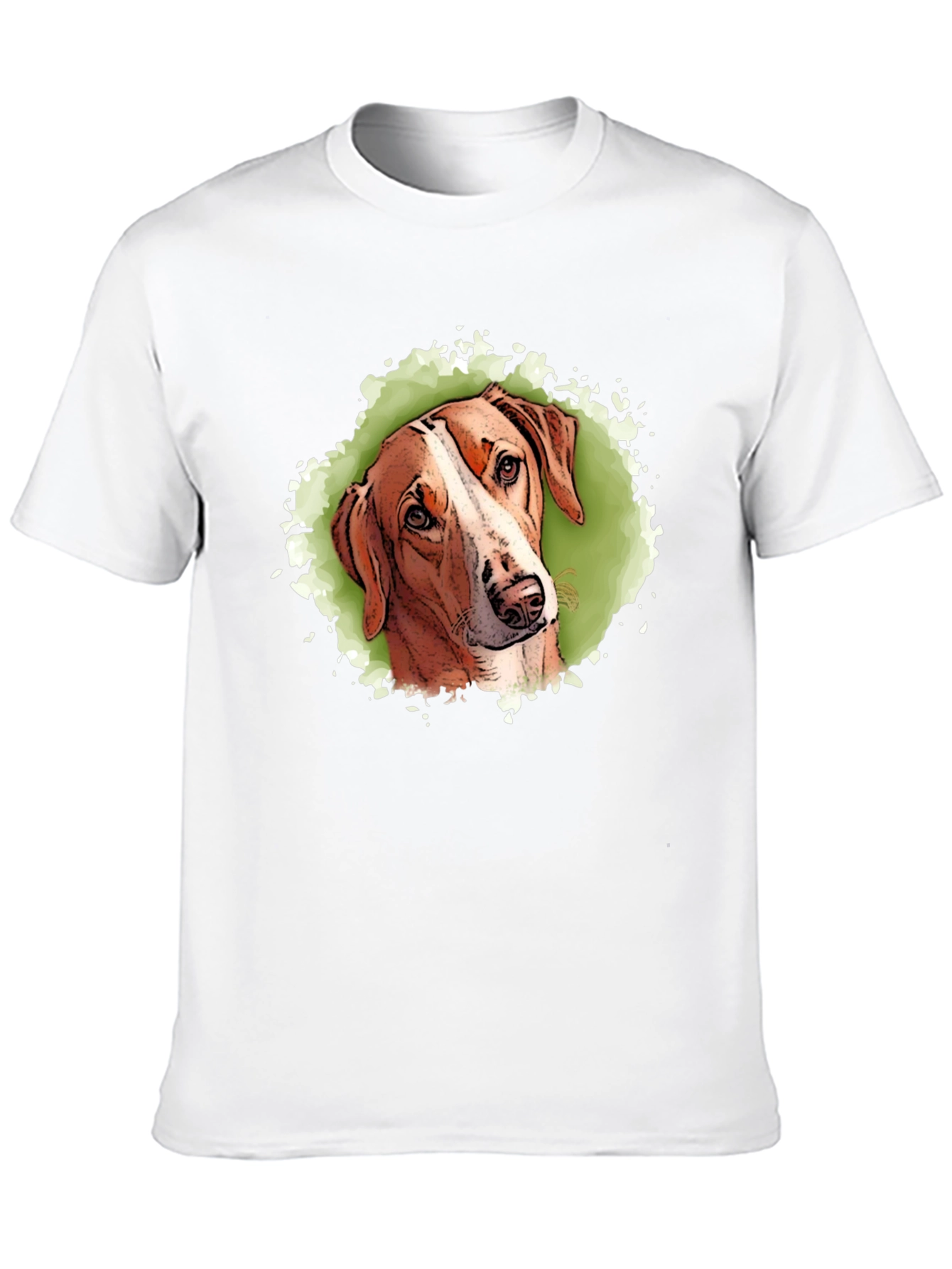 Dog Portrait T-Shirt - Artistic Graphic Tee