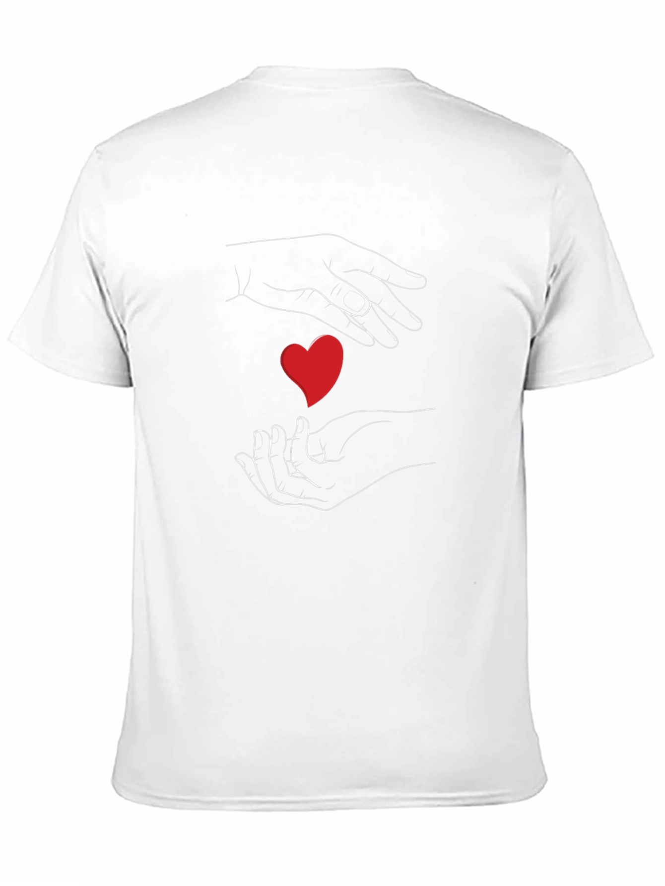 Heart Hands Graphic Tee - Express Your Love