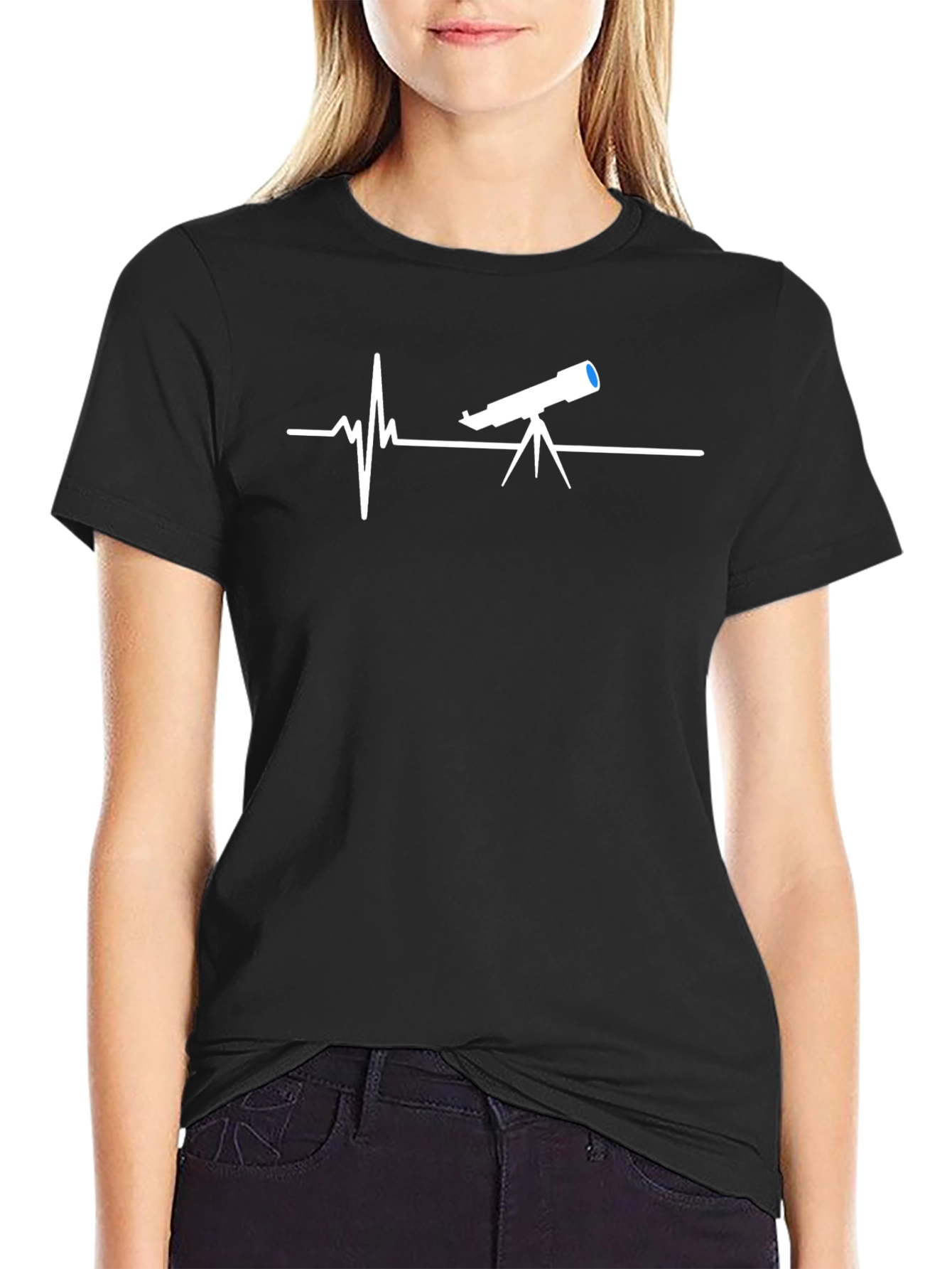Astronomy Heartbeat T-Shirt - Science Lover Tee