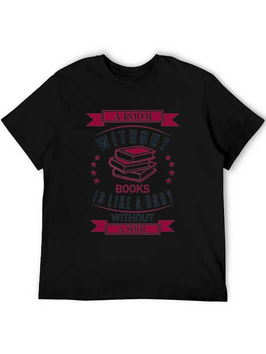 A Room Without Books Black Graphic Tee