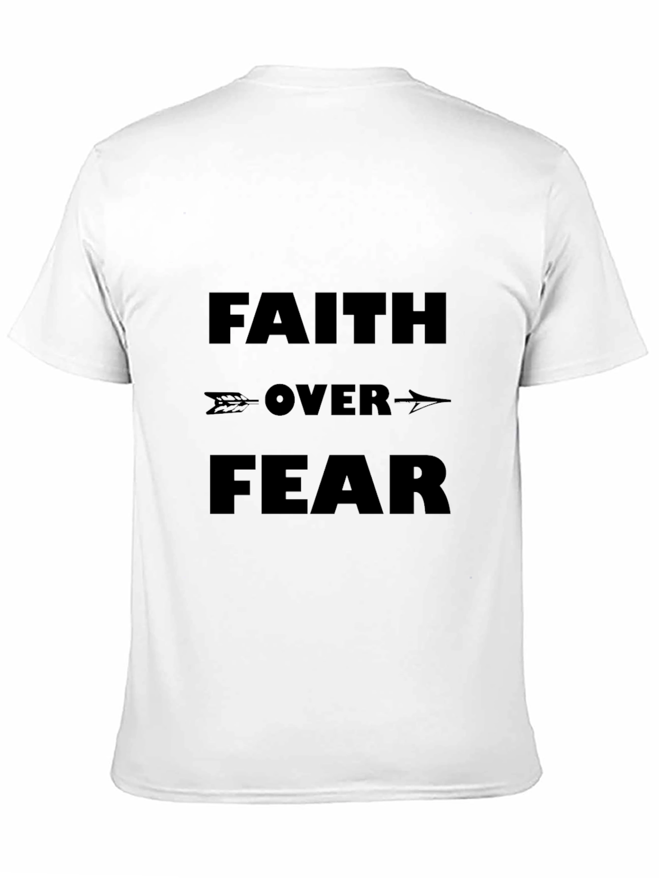 Faith Over Fear Graphic Tee - Black