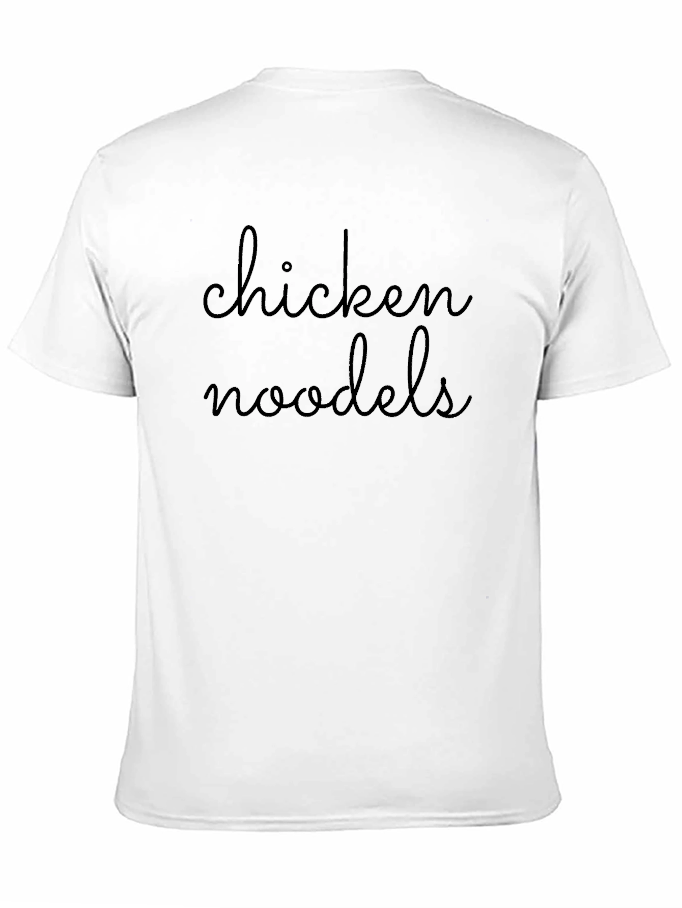 Chicken Noodels Graphic Tee - Black Unisex